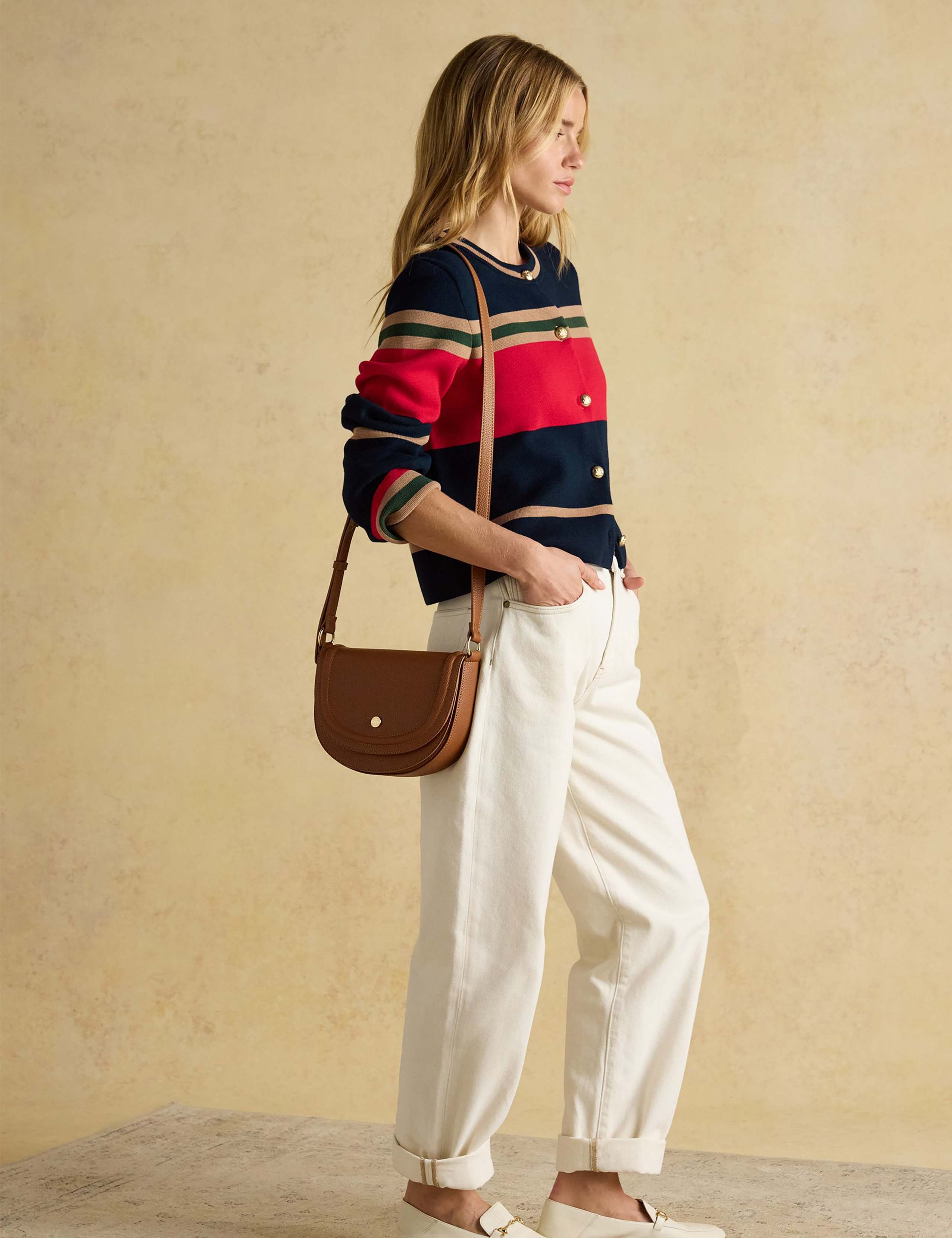 Faux Leather Cross Body Bag 3 of 4