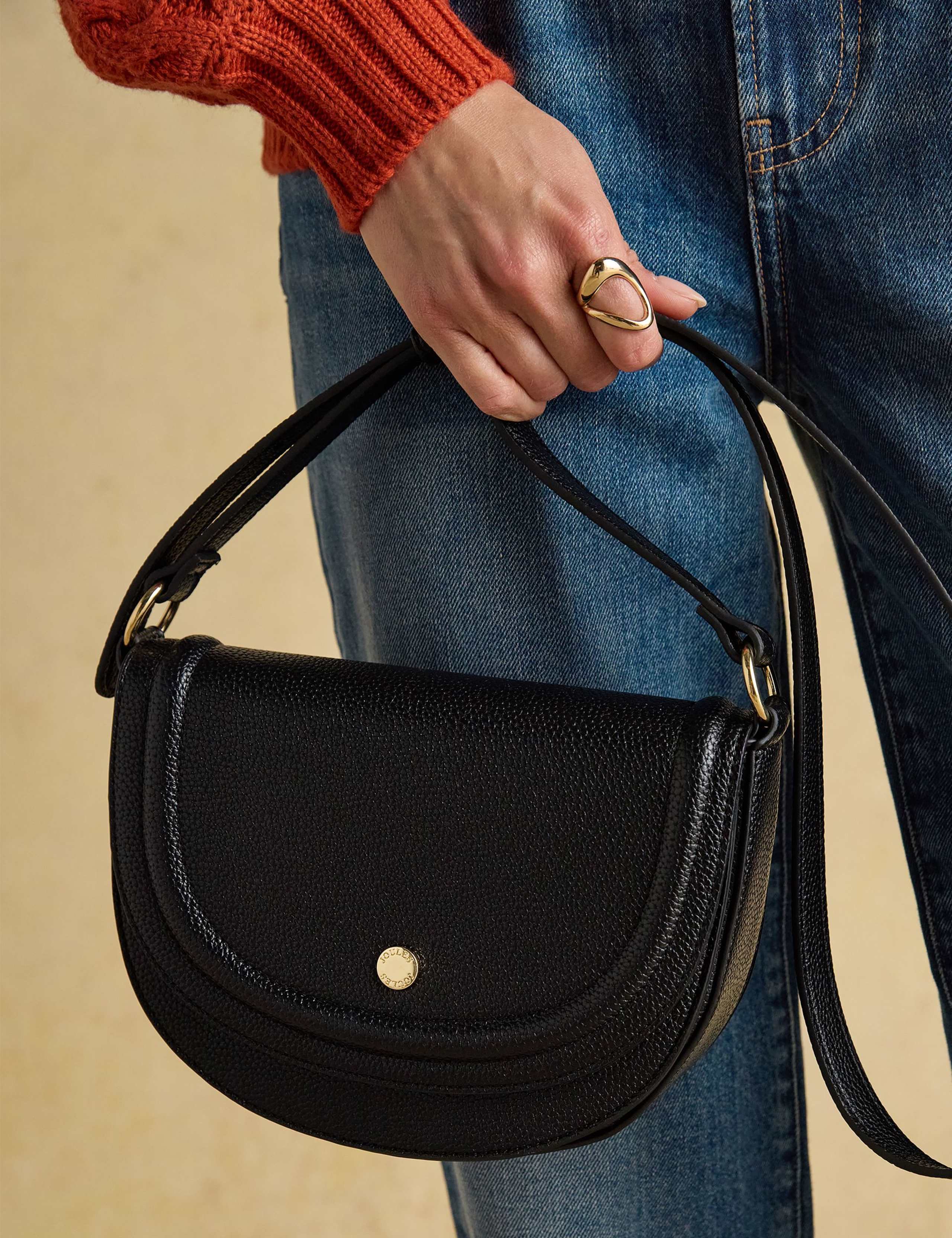 Faux Leather Cross Body Bag 1 of 4