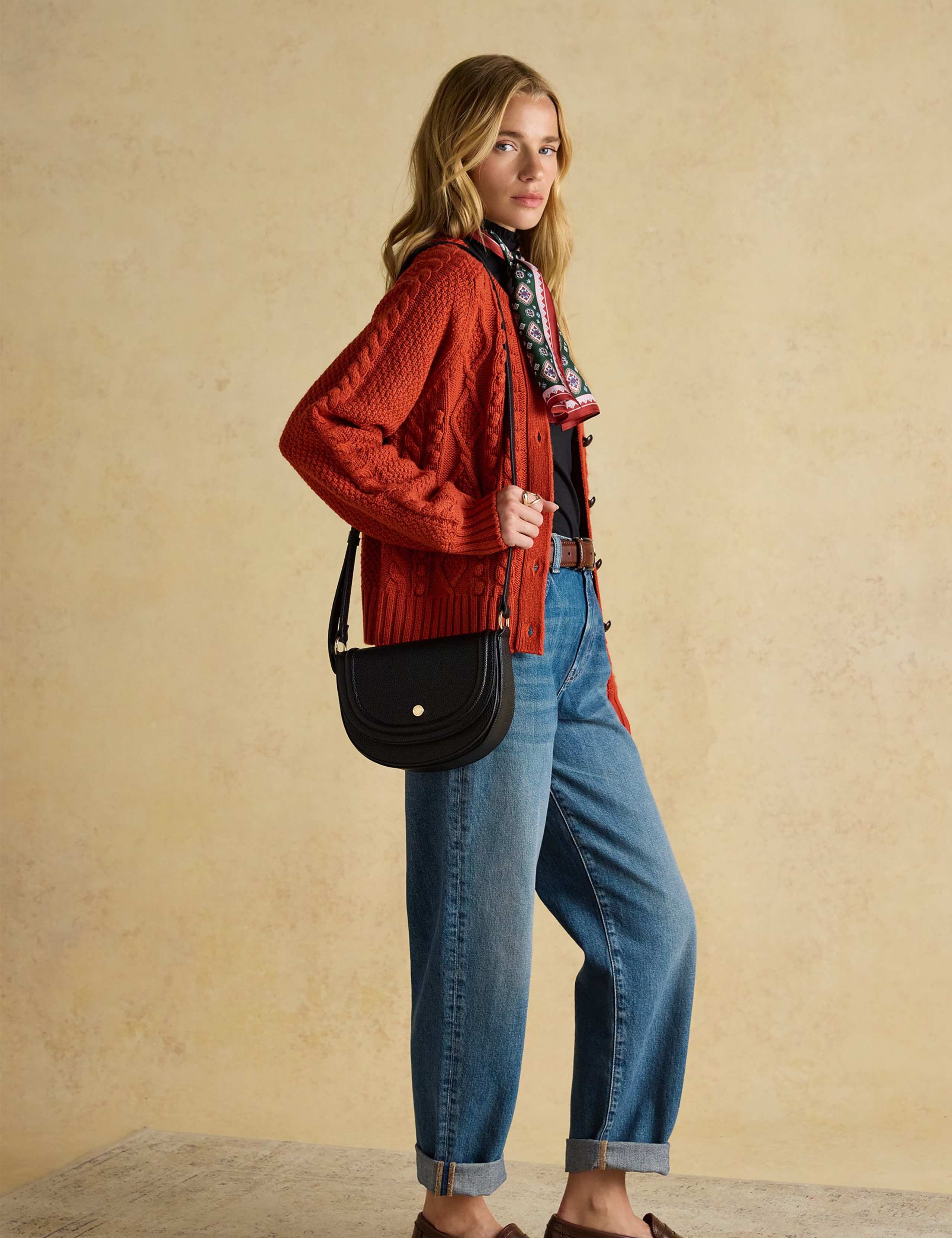 Faux Leather Cross Body Bag 2 of 4