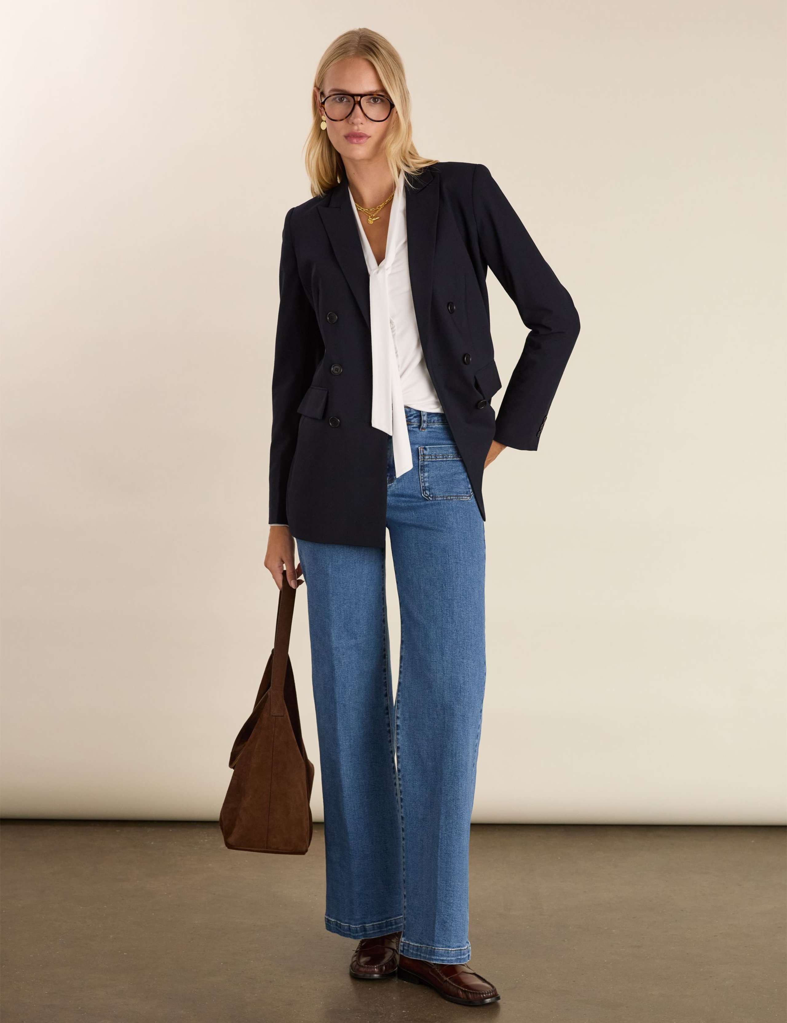 Tie Neck Blouse 3 of 5