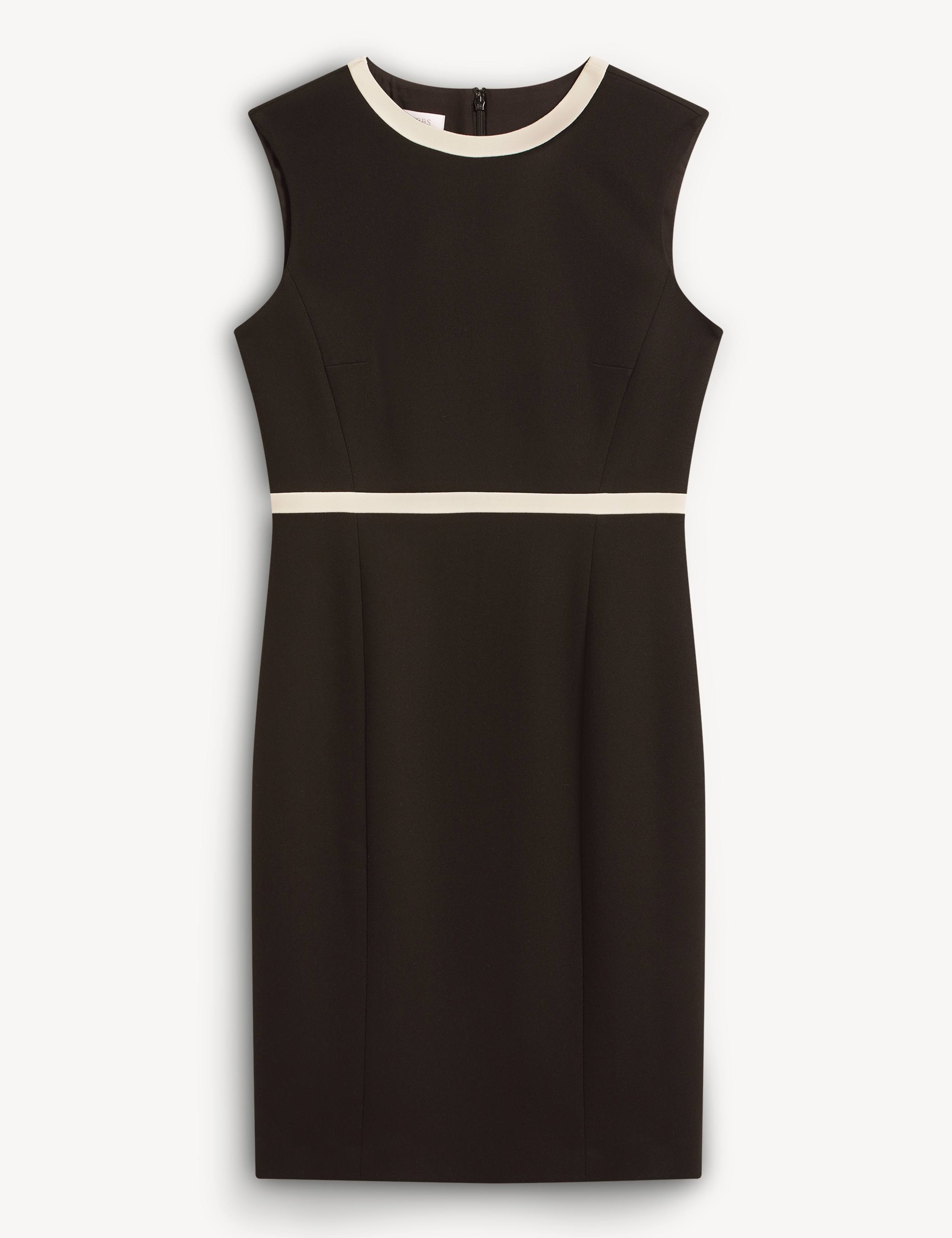 Colour Block Knee Length Shift Dress 2 of 5