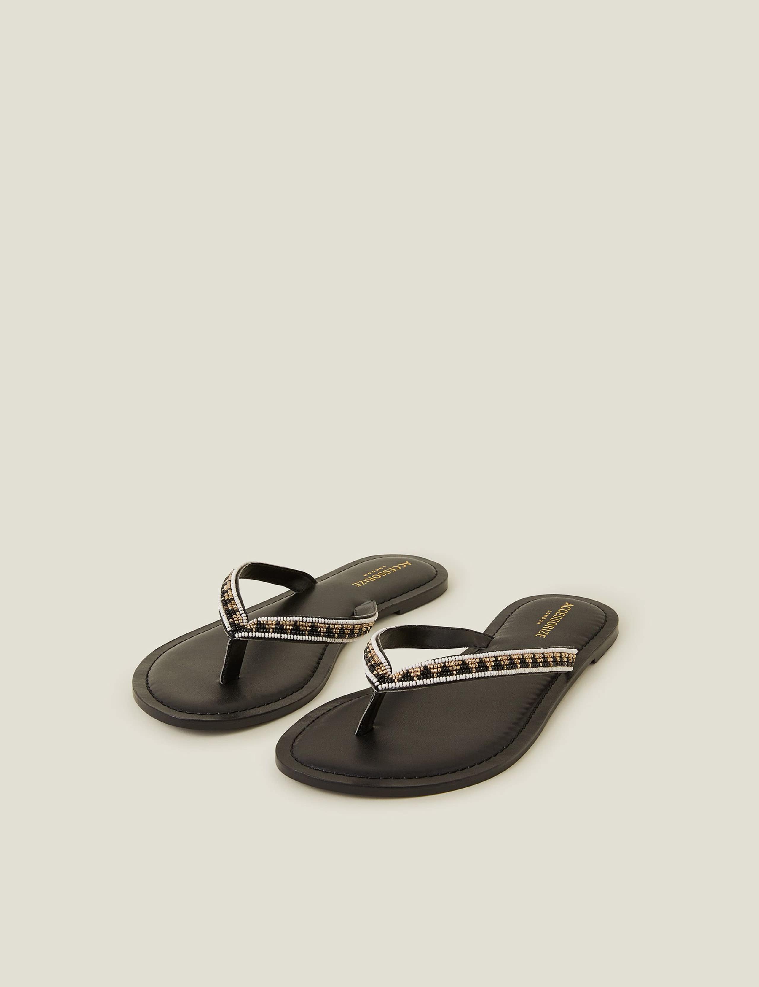 Embellished Toe Thong Sandals 3 of 4
