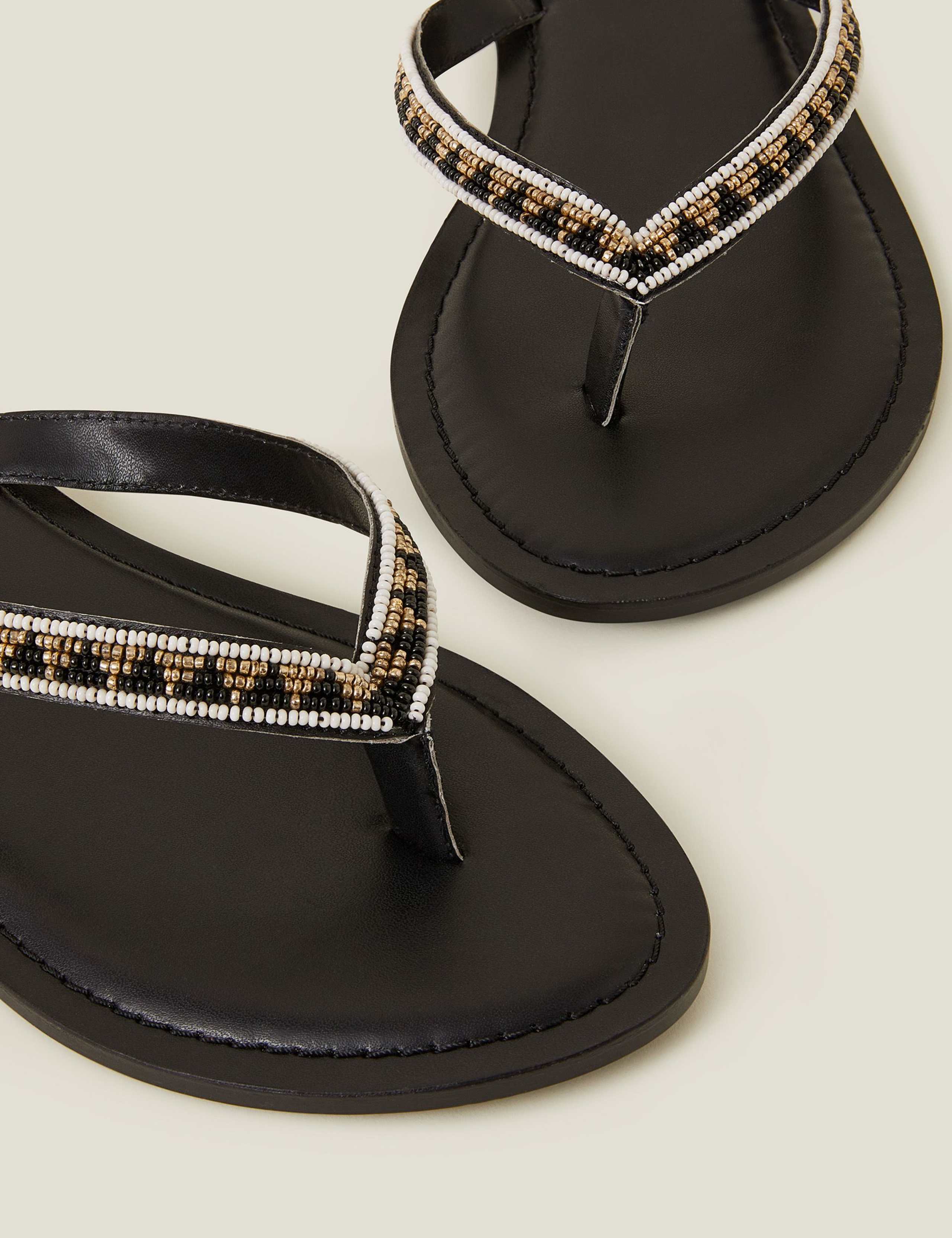 Embellished Toe Thong Sandals 4 of 4
