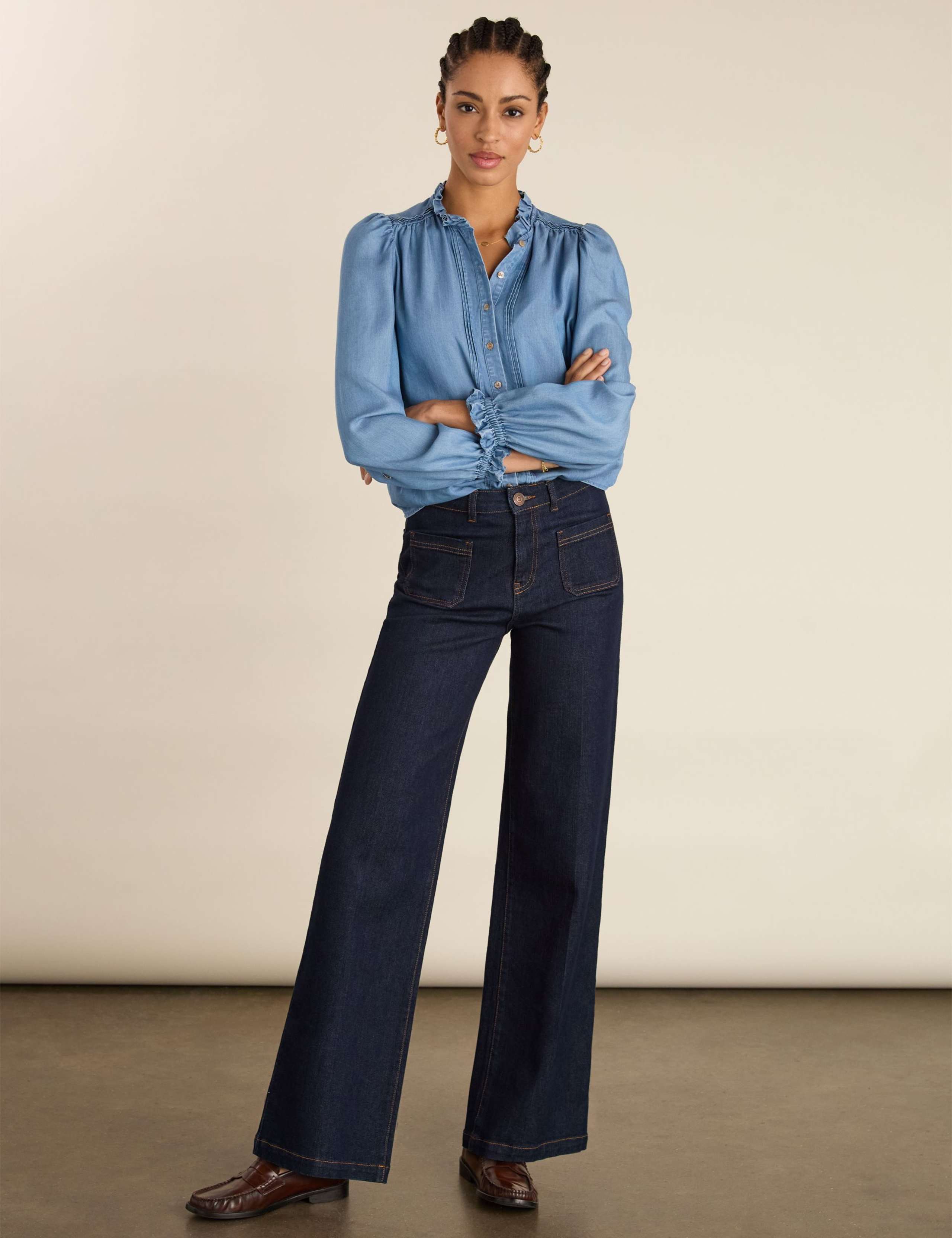 Frill Neck Blouse 3 of 5