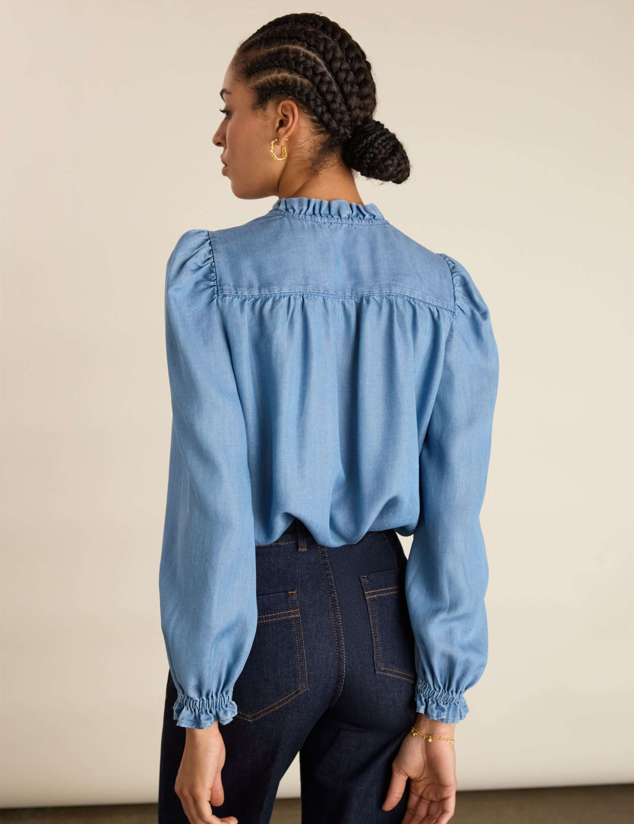 Frill Neck Blouse 4 of 5