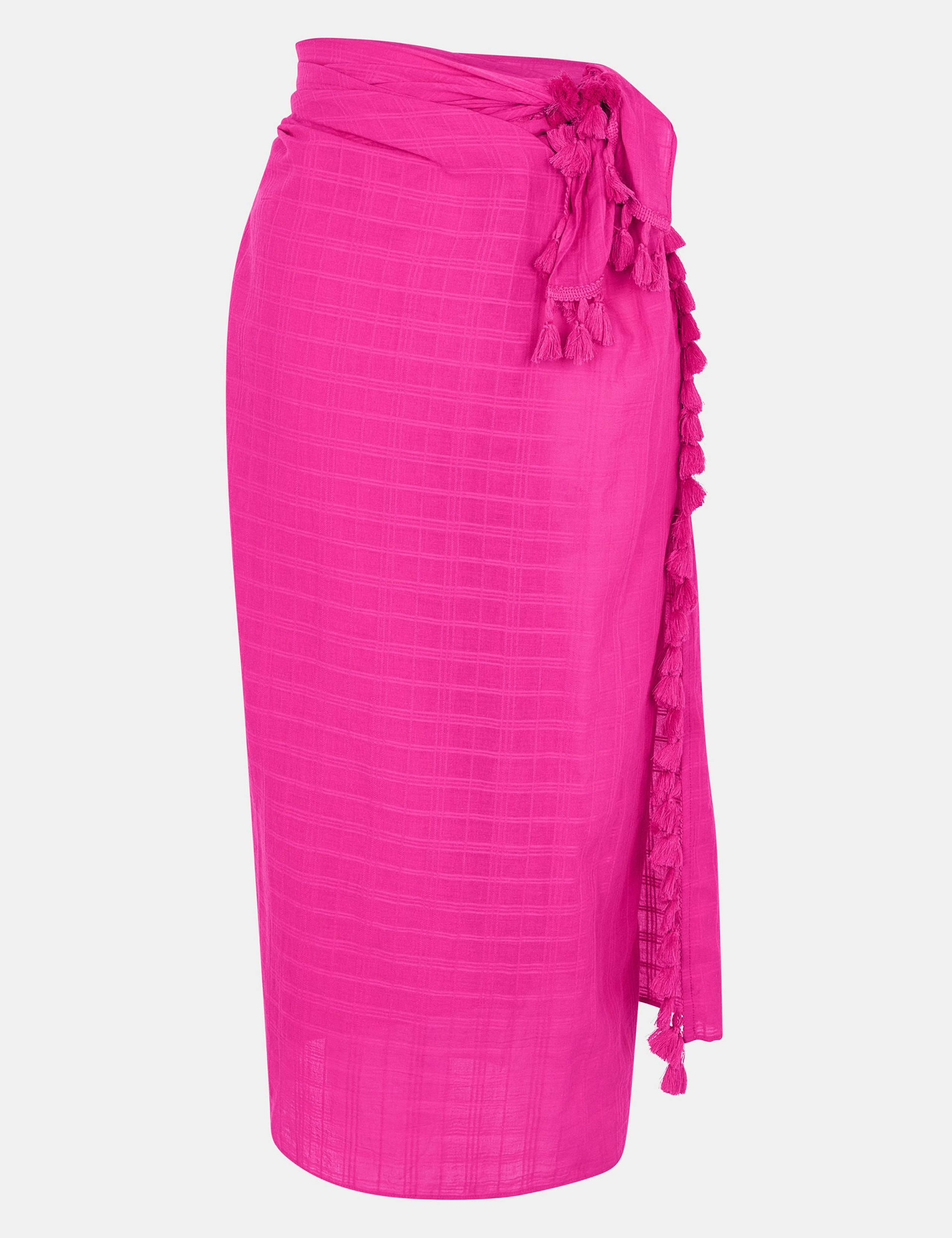 Pure Cotton Tassel Sarong 2 of 4