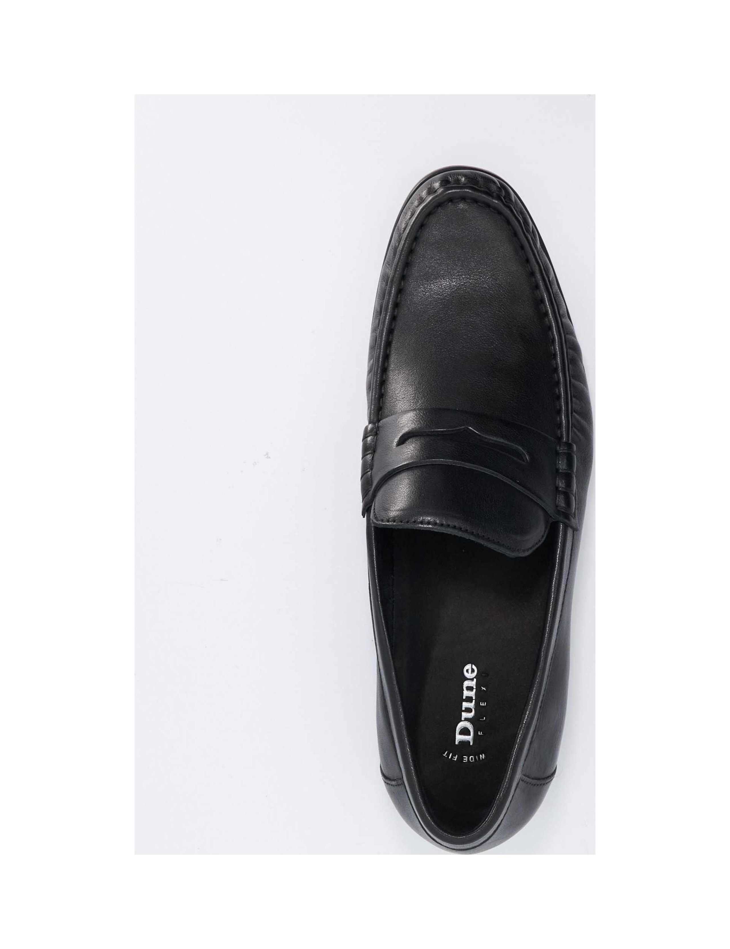 Wide Fit Flexi Sole Leather Penny Loafers 4 of 6