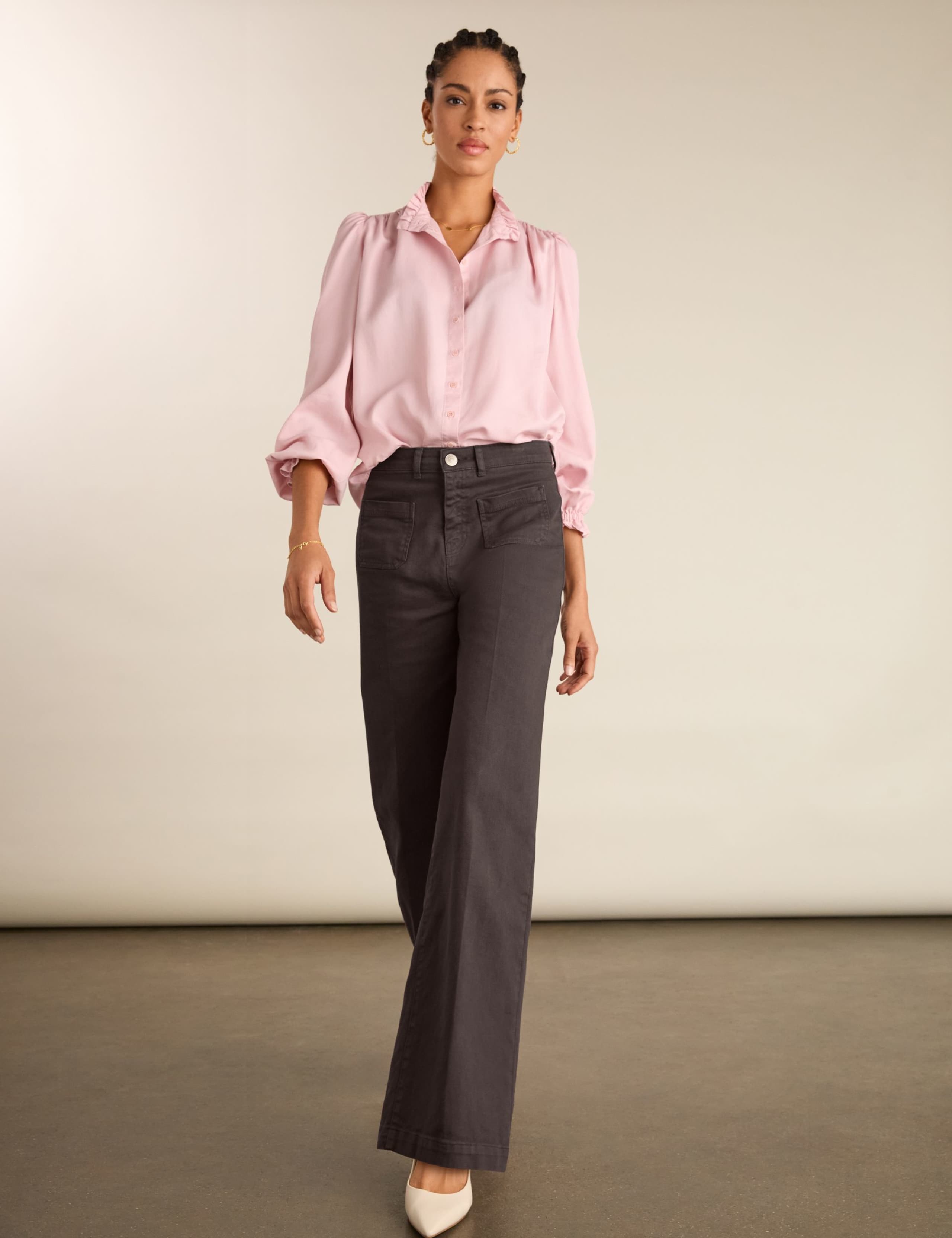 High Waisted Wide Leg Jeans 1 of 6