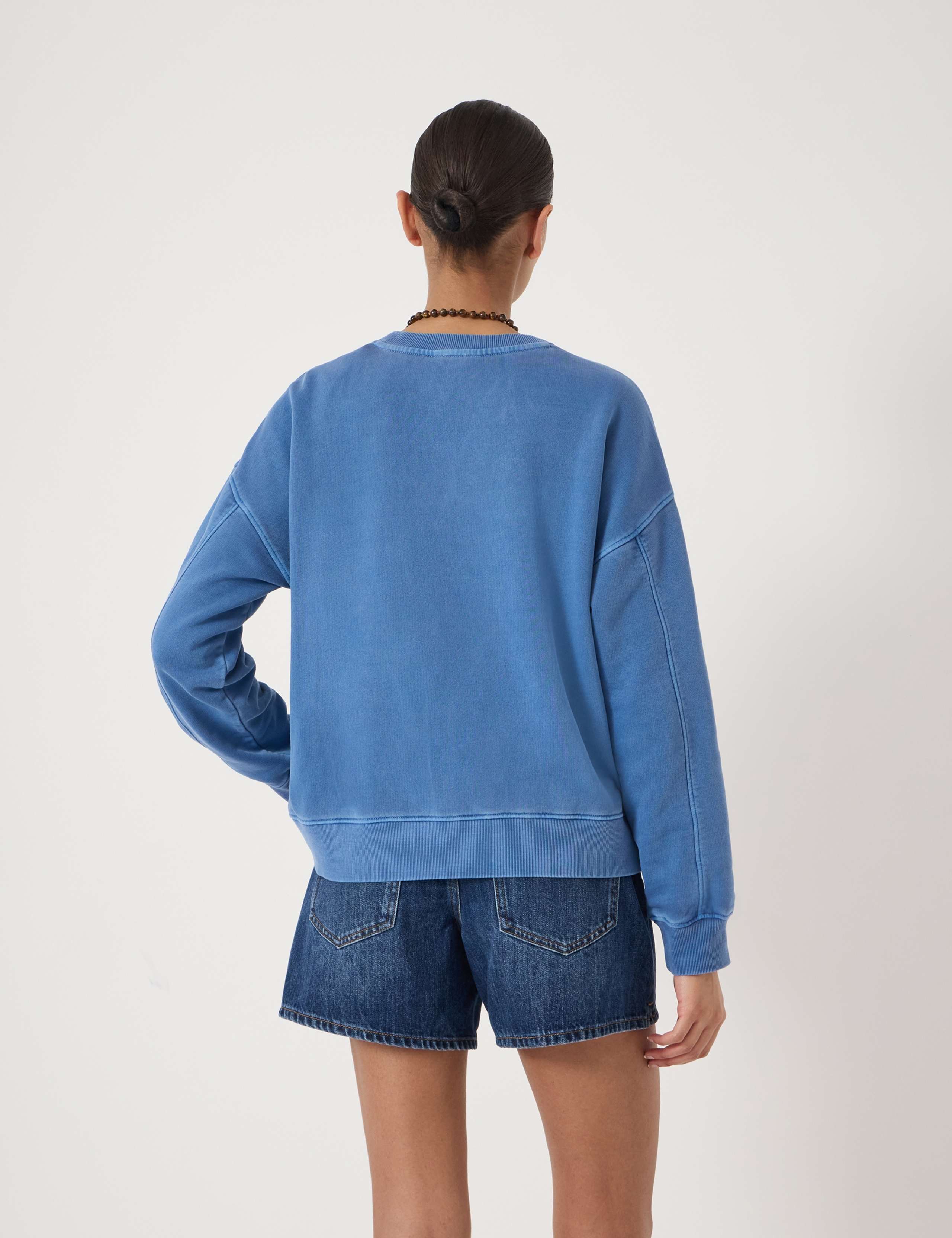Pure Washed Cotton Sun Graphic Sweatshirt 4 of 4