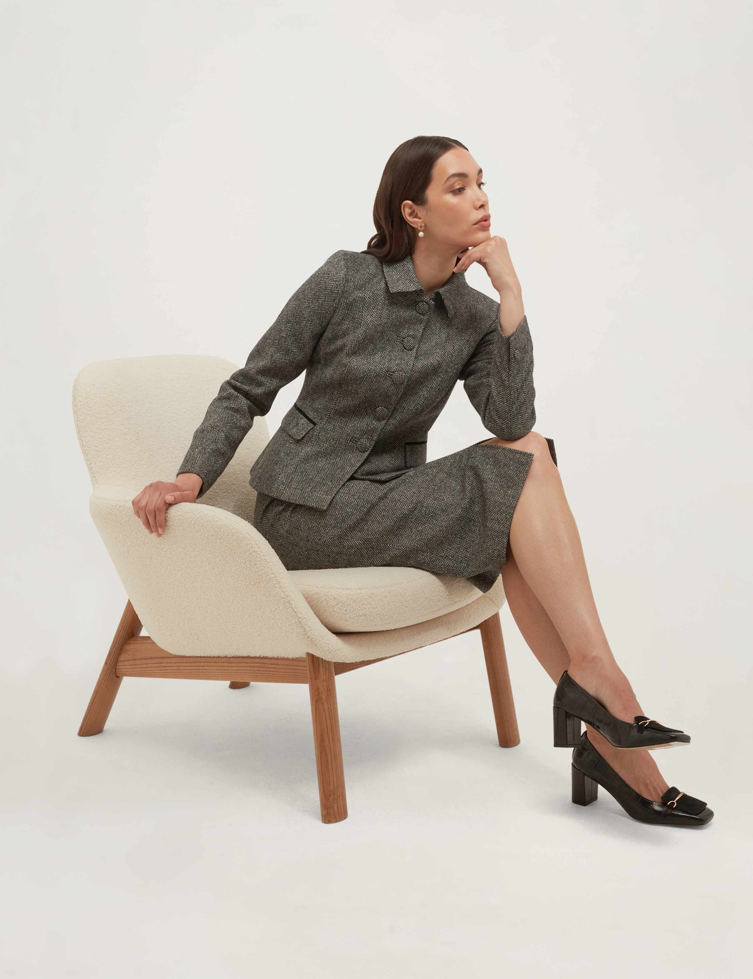 Pure Wool Textured Short Jacket 8 of 9