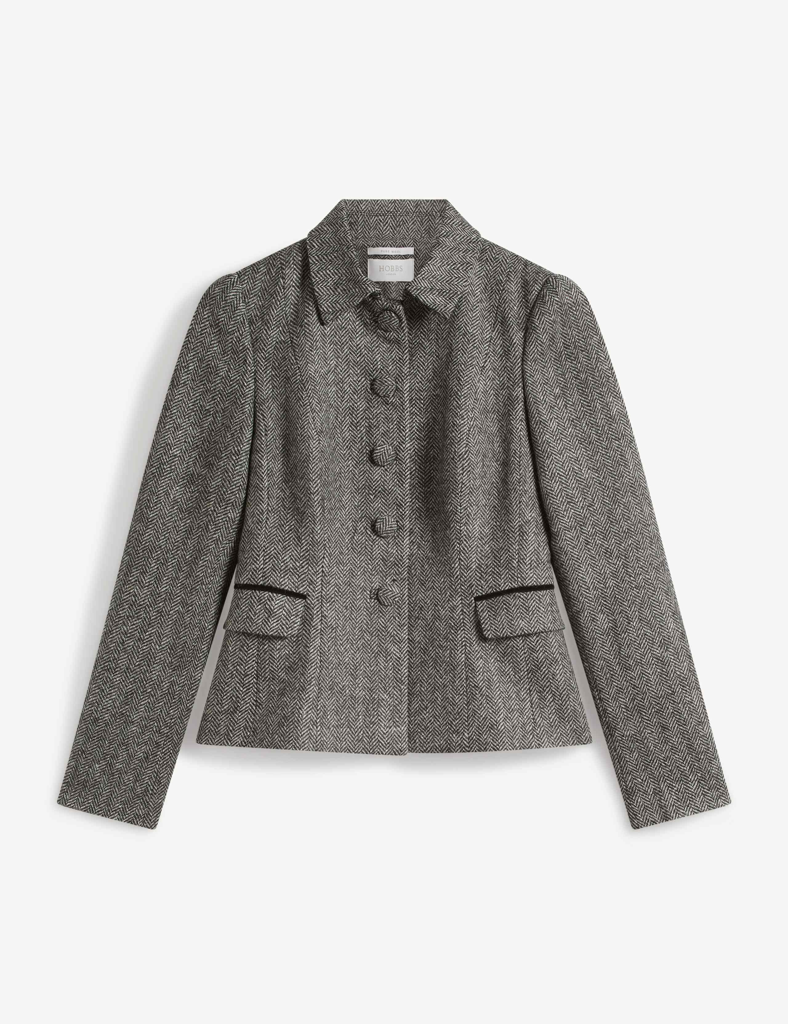 Pure Wool Textured Short Jacket 2 of 9