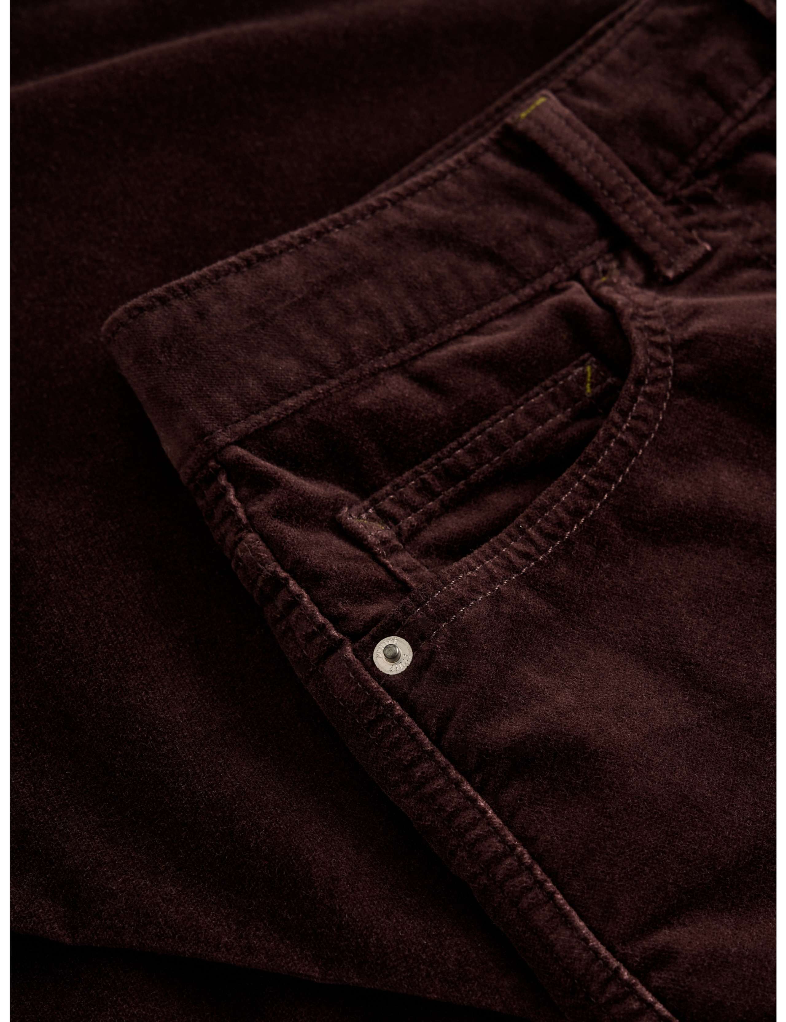 Cotton Rich Velvet Wide Leg Trousers 6 of 6