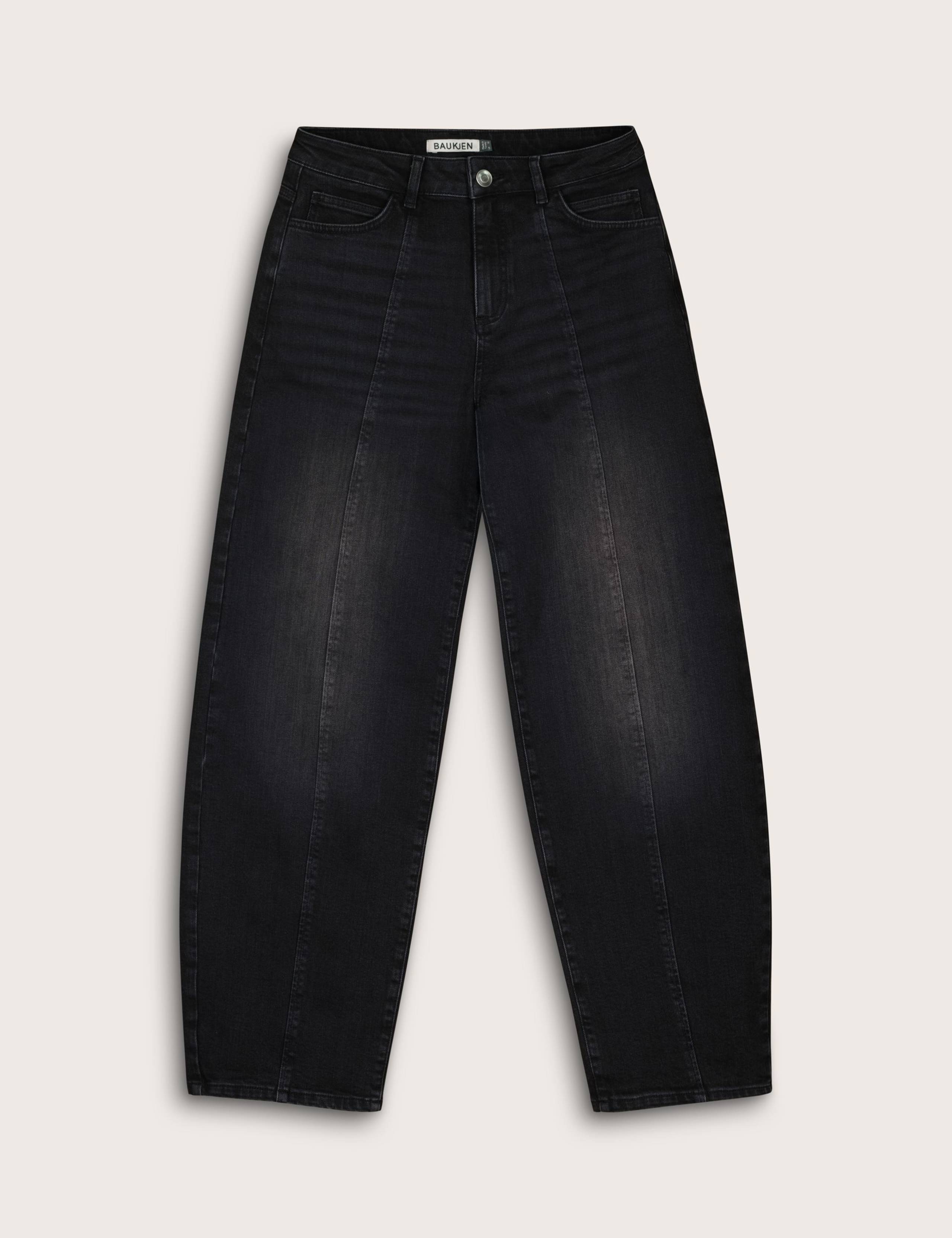 High Waisted Barrel Jeans 2 of 6