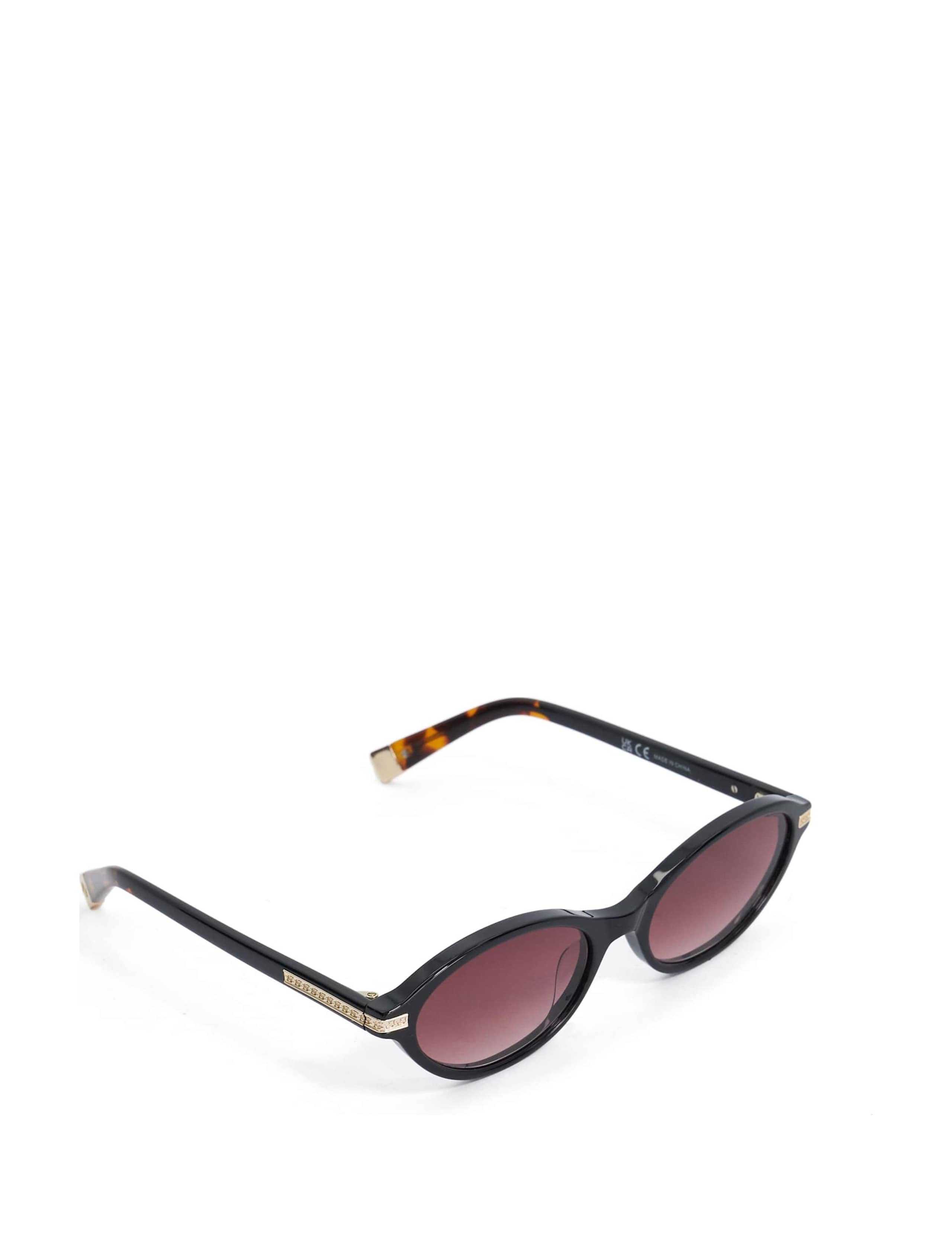 Acetate Oval Sunglasses 2 of 5