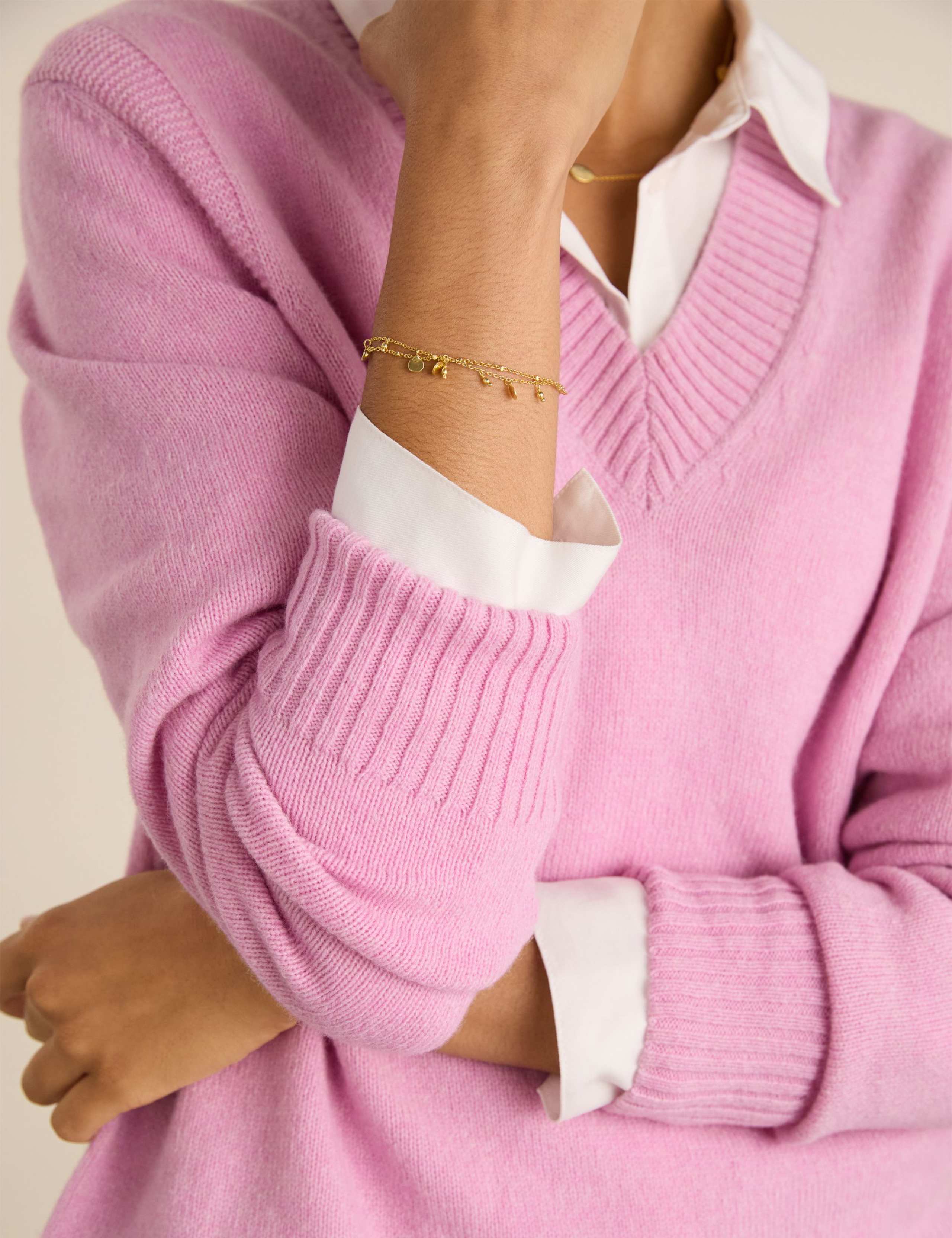 Wool Rich V-Neck Jumper 4 of 5