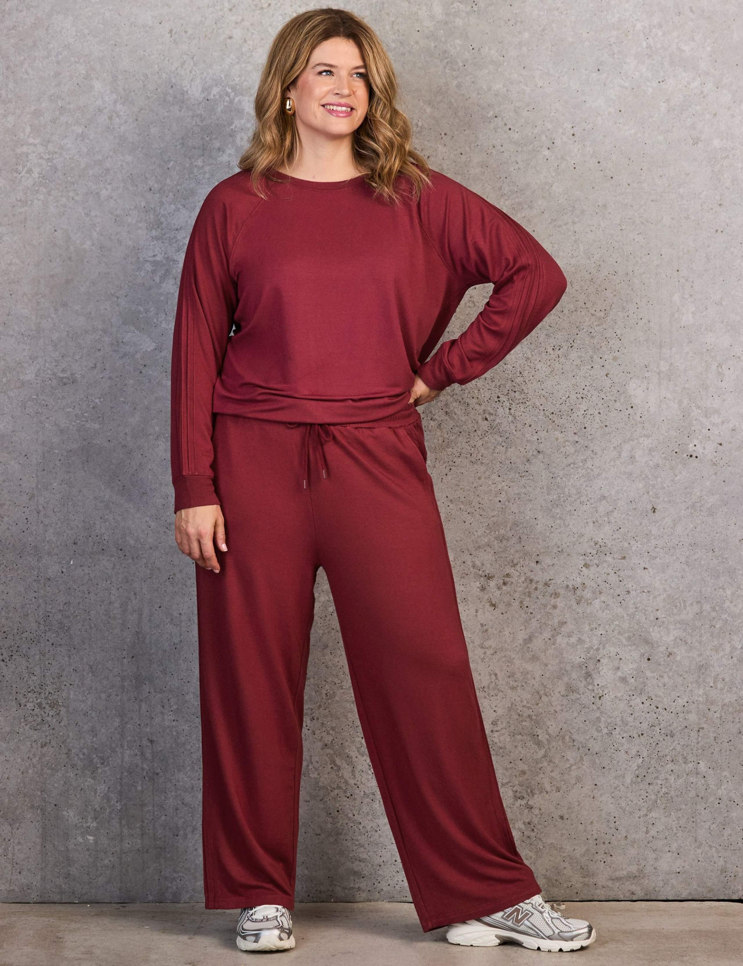 Cotton Rich Wide Leg Trousers with Modal 2 of 5