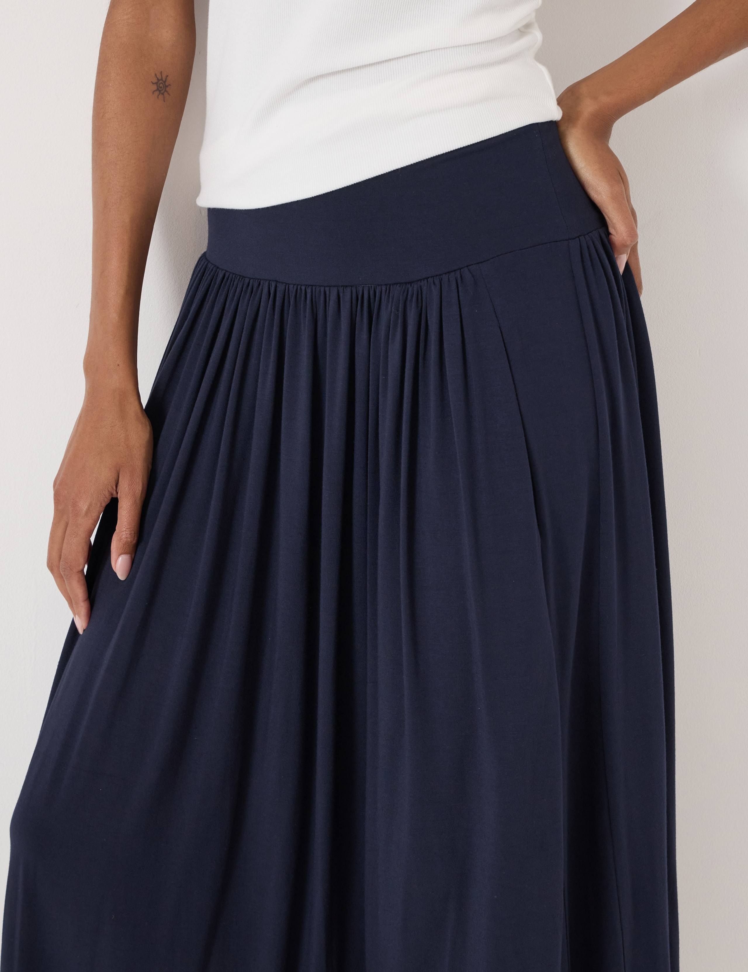 Modal Rich Jersey Midaxi Drop Waist Skirt 7 of 7