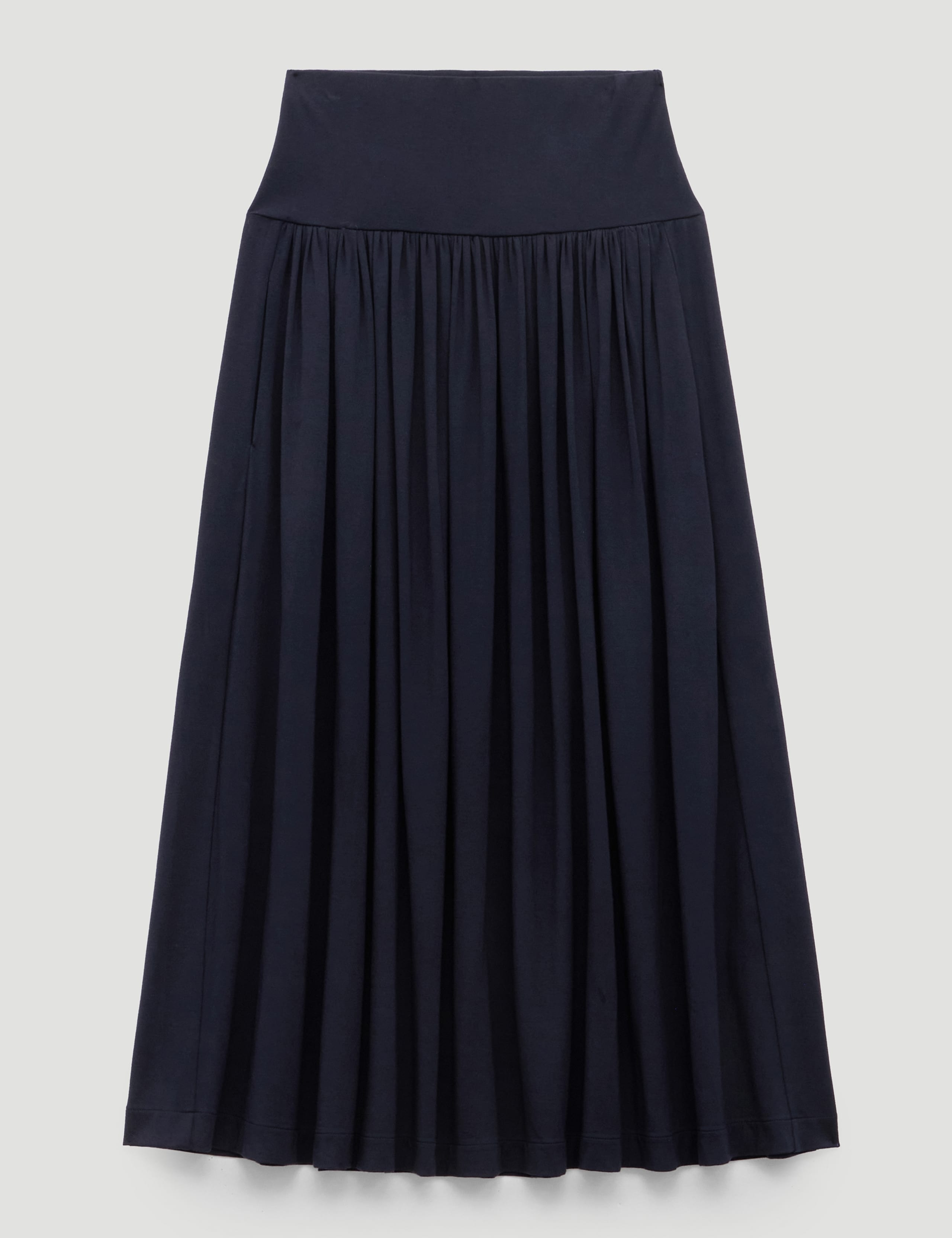 Modal Rich Jersey Midaxi Drop Waist Skirt 2 of 7