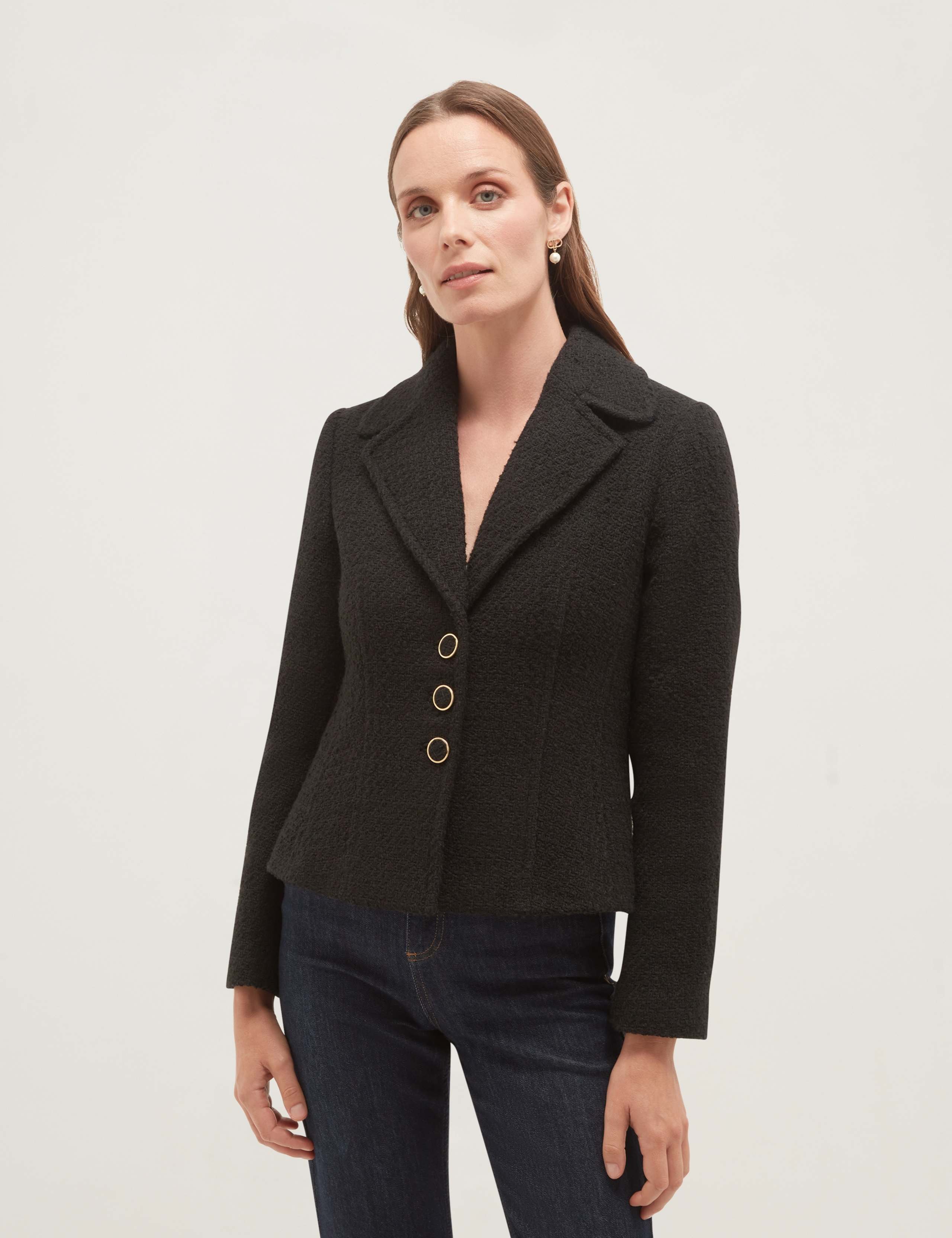 Cotton Rich Textured Short Jacket 1 of 5