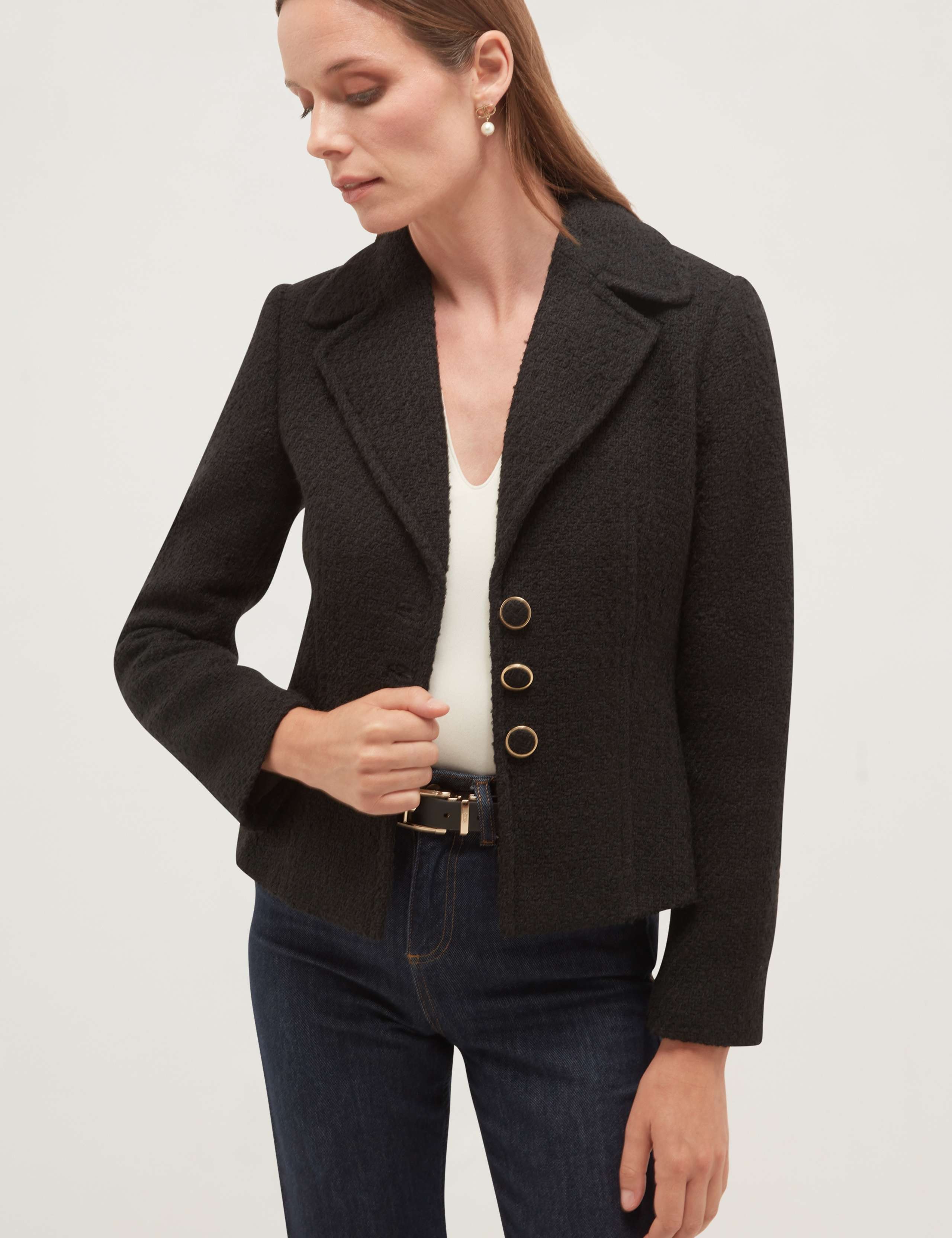 Cotton Rich Textured Short Jacket 5 of 5