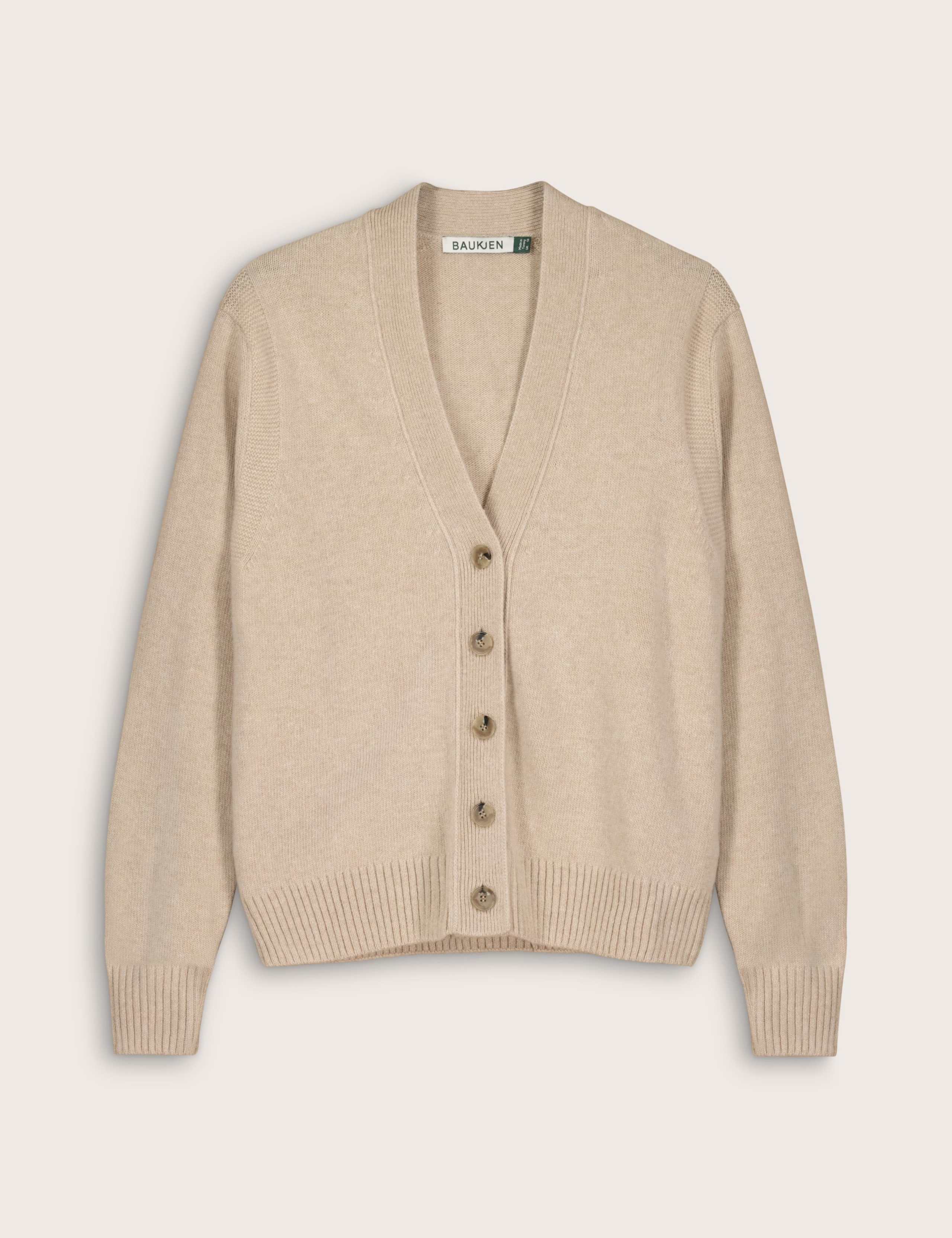 Wool Rich V-Neck Cardigan with Cashmere 2 of 4