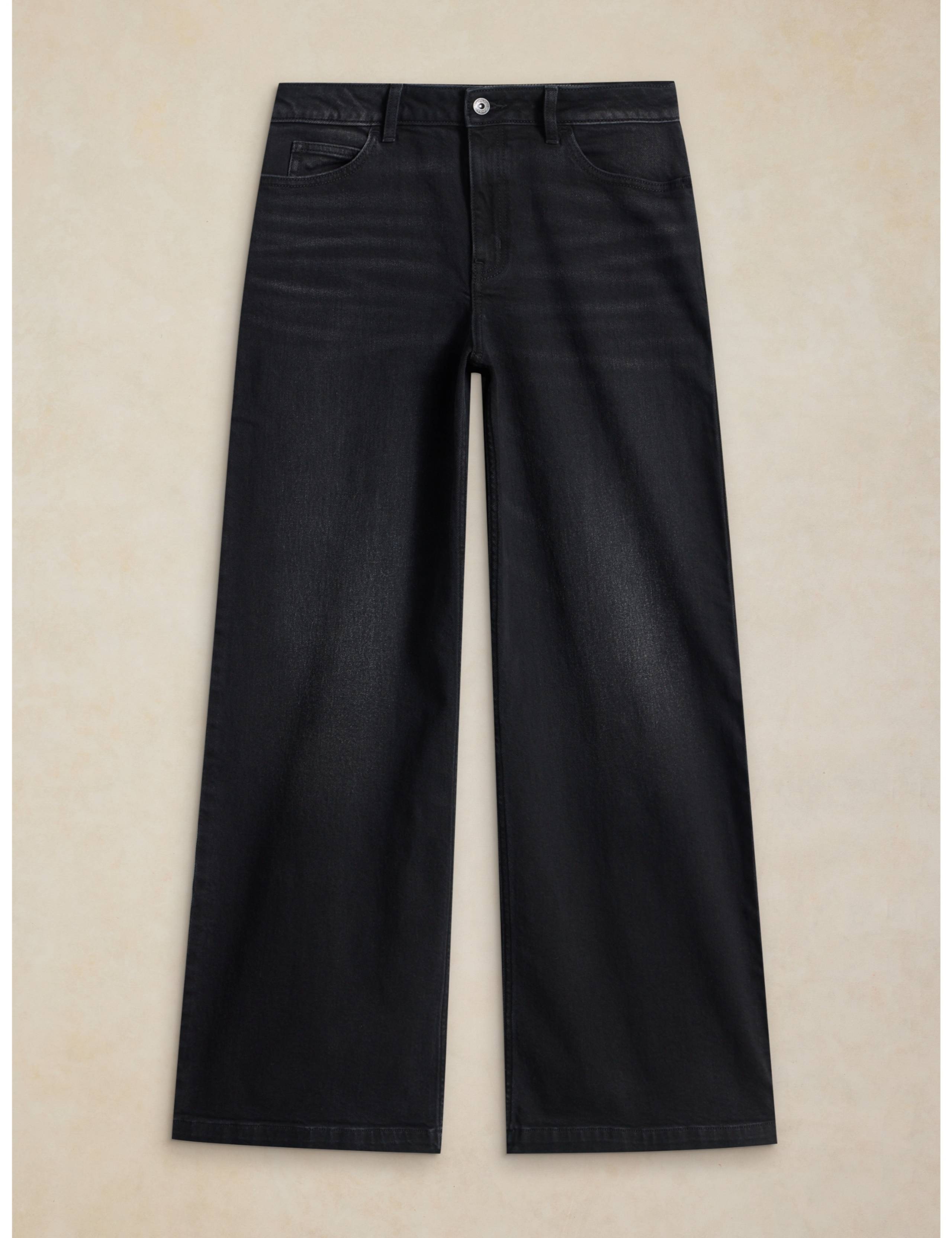 Velvet Striped Wide Leg Jeans 2 of 6