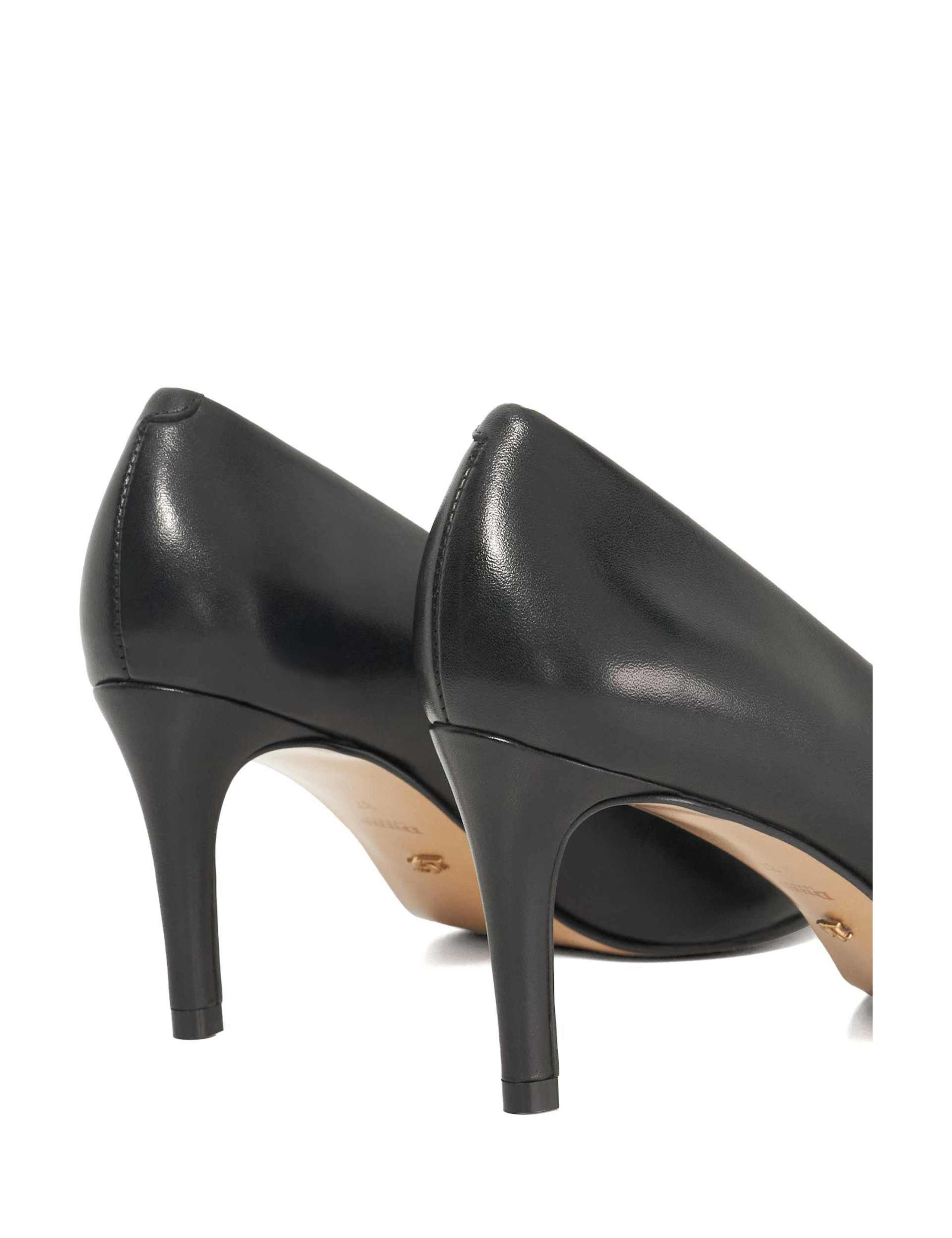 Leather Stiletto Heel Pointed Court Shoes 6 of 6