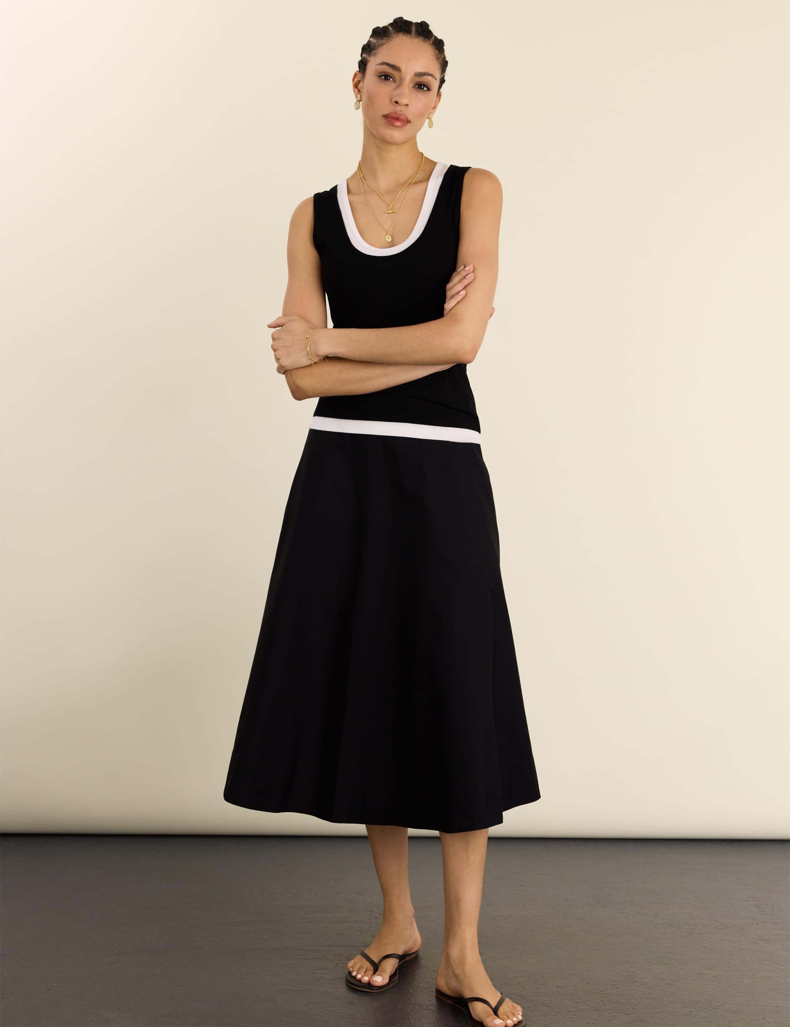 Scoop Neck Fitted Vest 3 of 6