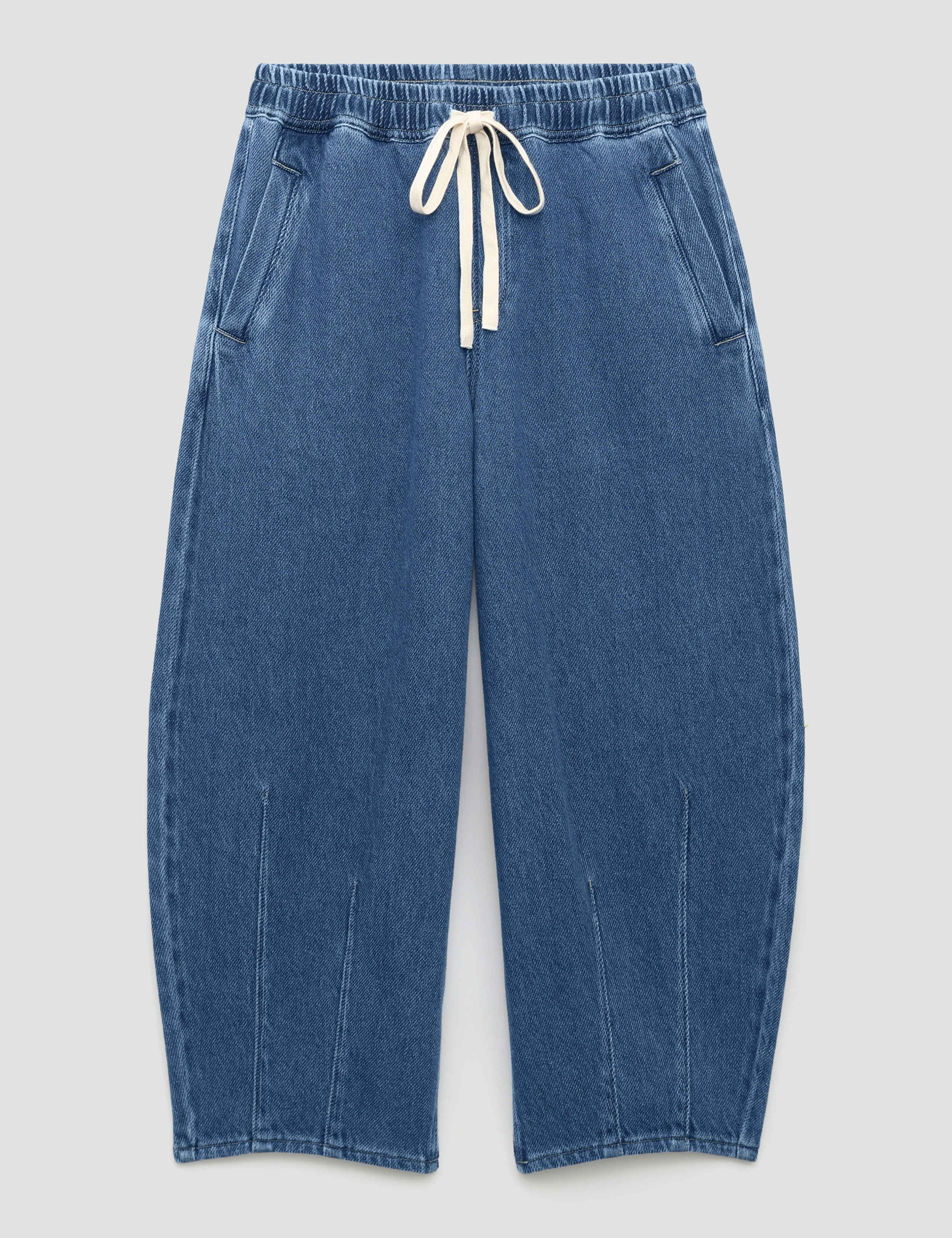 Barrel Leg Cropped Jeans 2 of 5