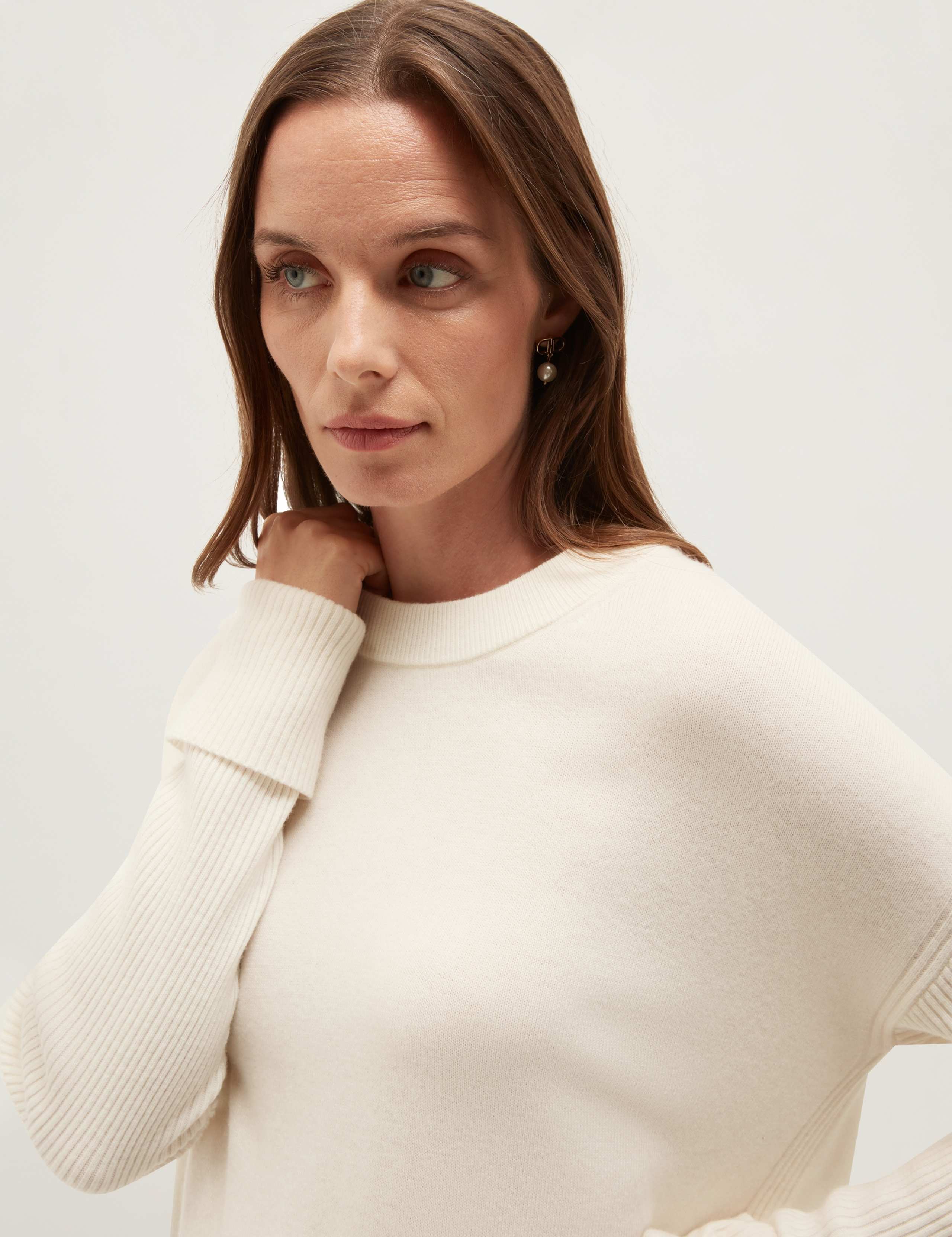 Wool Blend Crew Neck Jumper 3 of 6