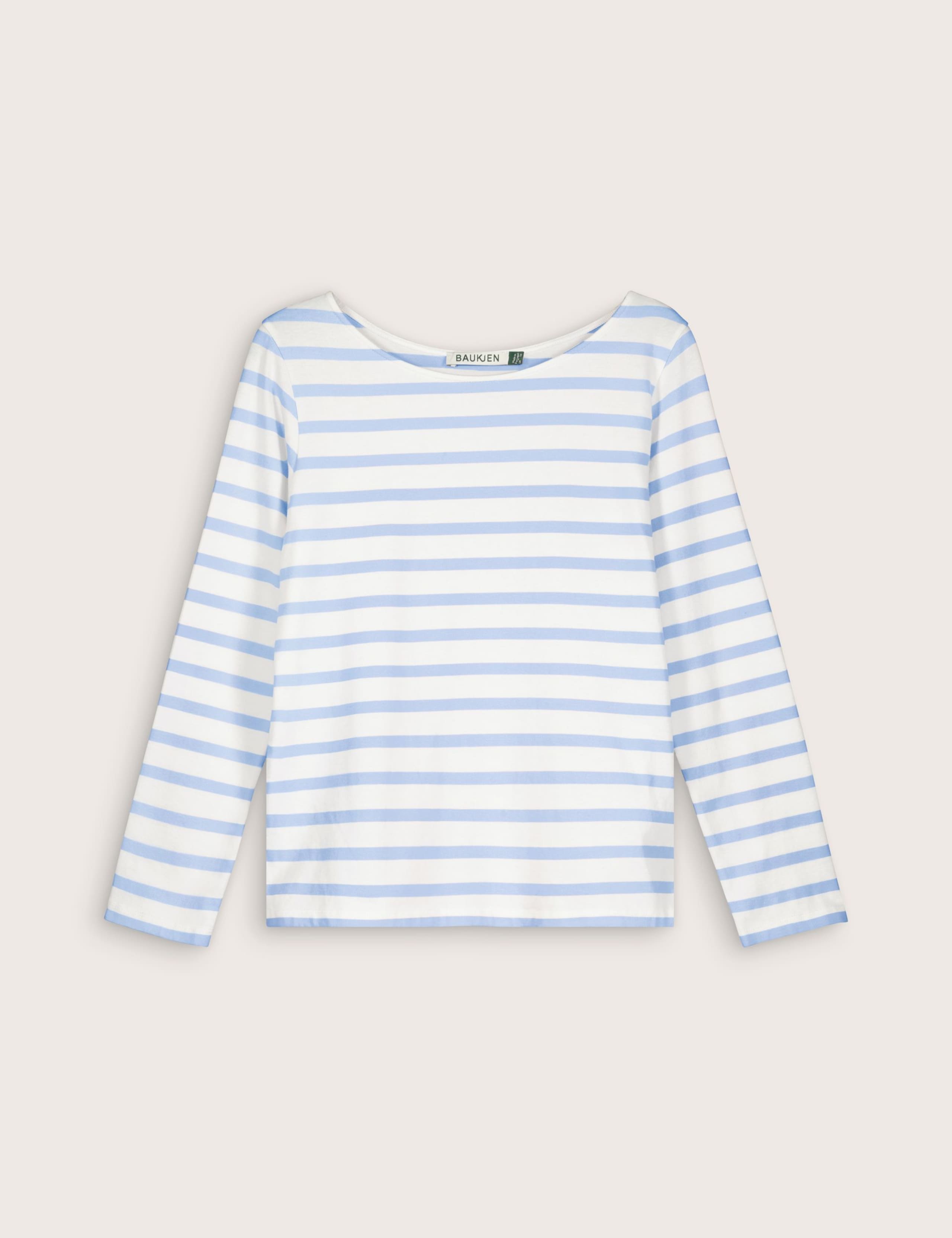 Pure Cotton Striped Round Neck Top 2 of 4