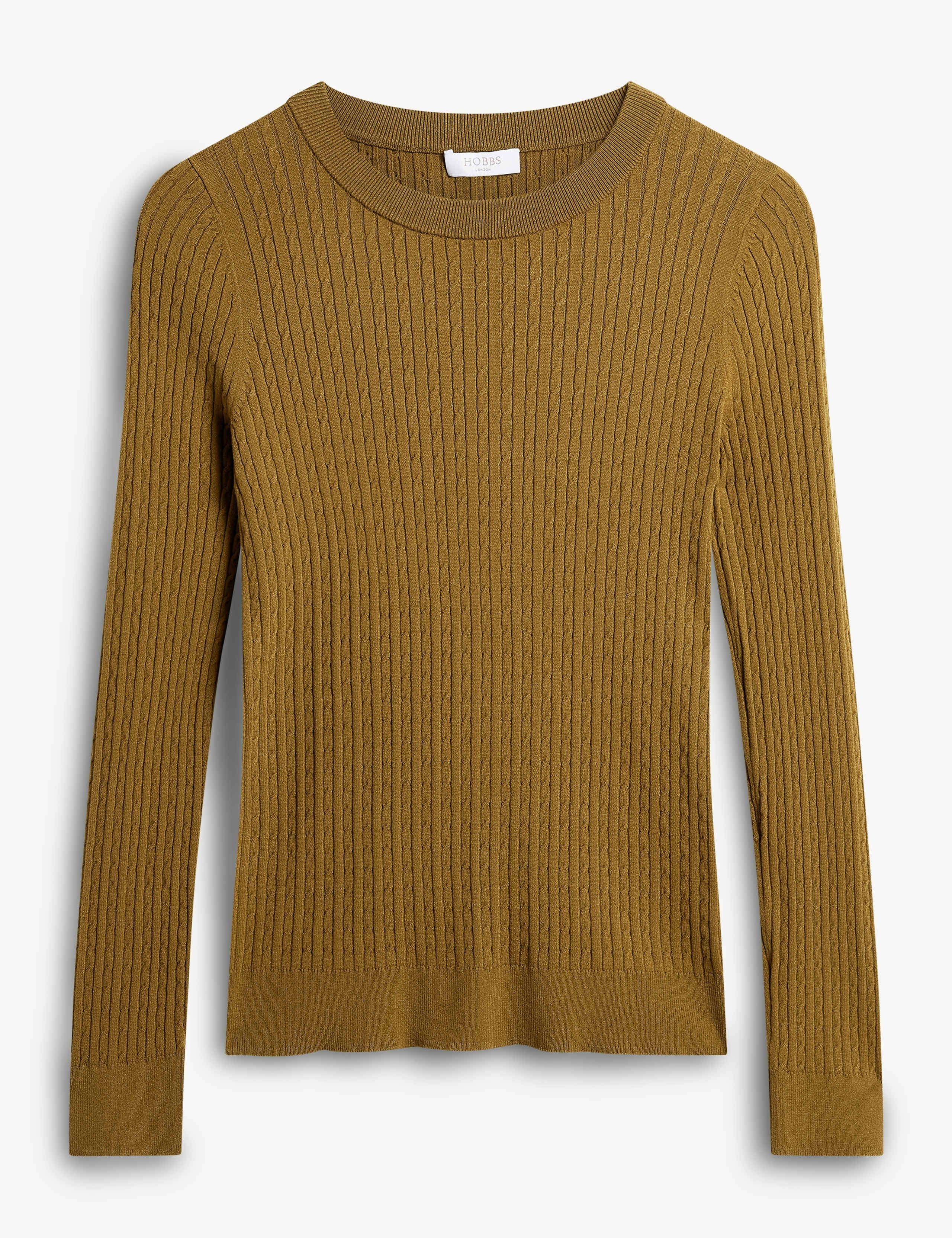 Crew Neck Cable Knit Jumper 2 of 5