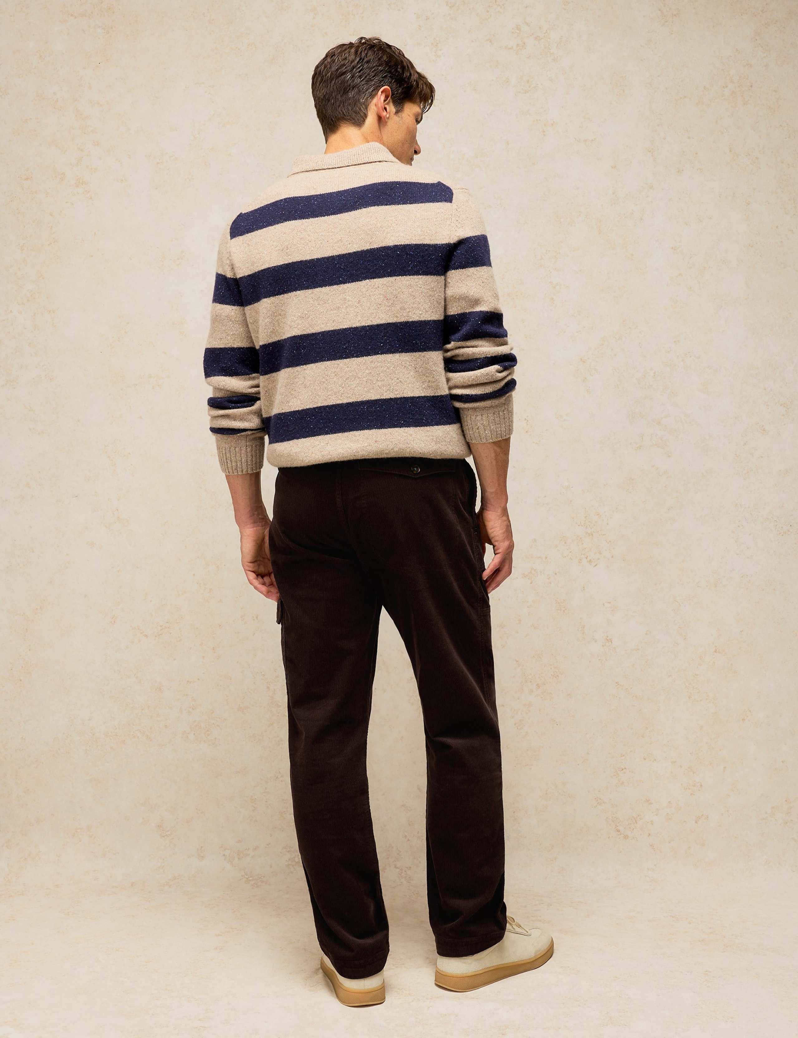 Cotton Rich Cord Cargo Wide Leg Trousers 4 of 6