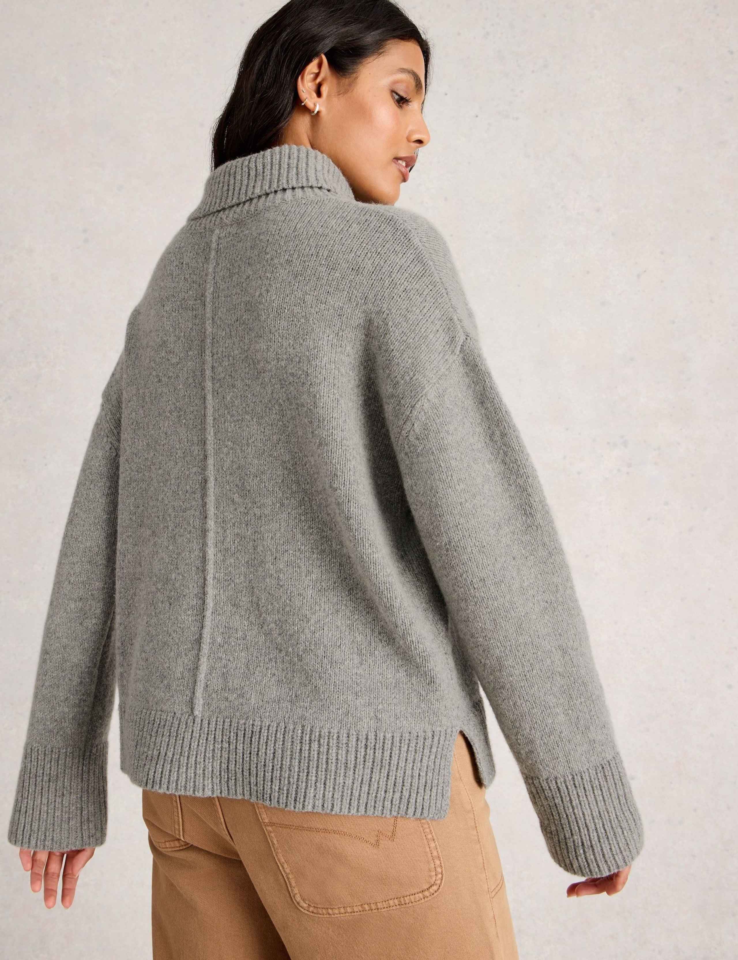 Wool Blend Roll Neck Jumper 4 of 6