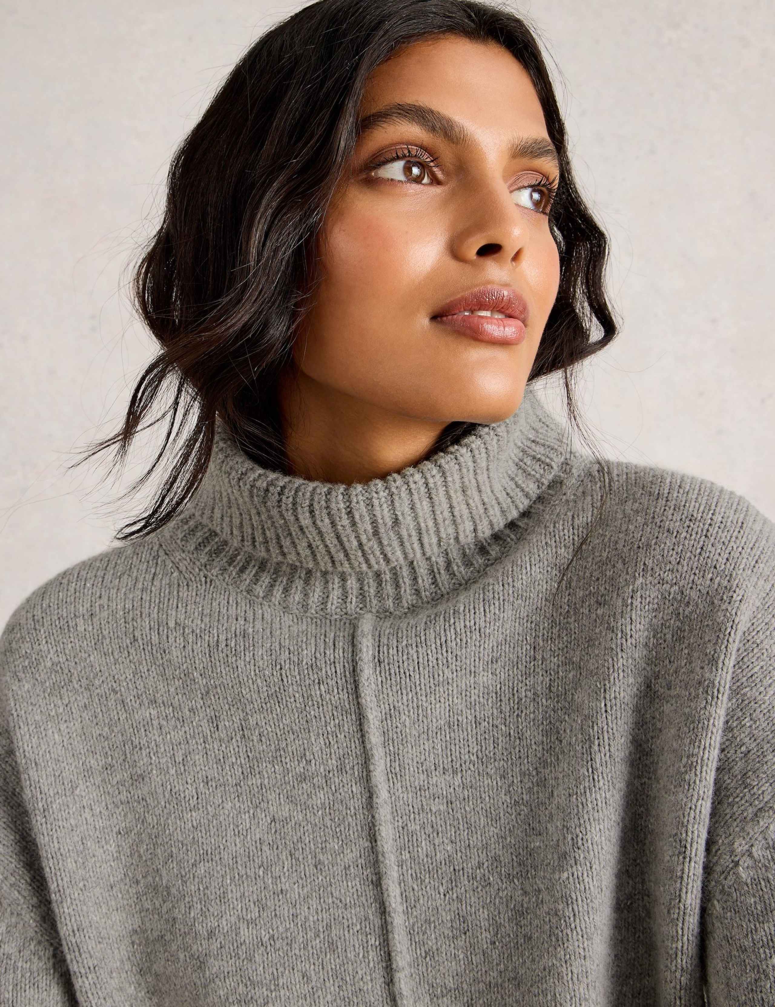 Wool Blend Roll Neck Jumper 5 of 6