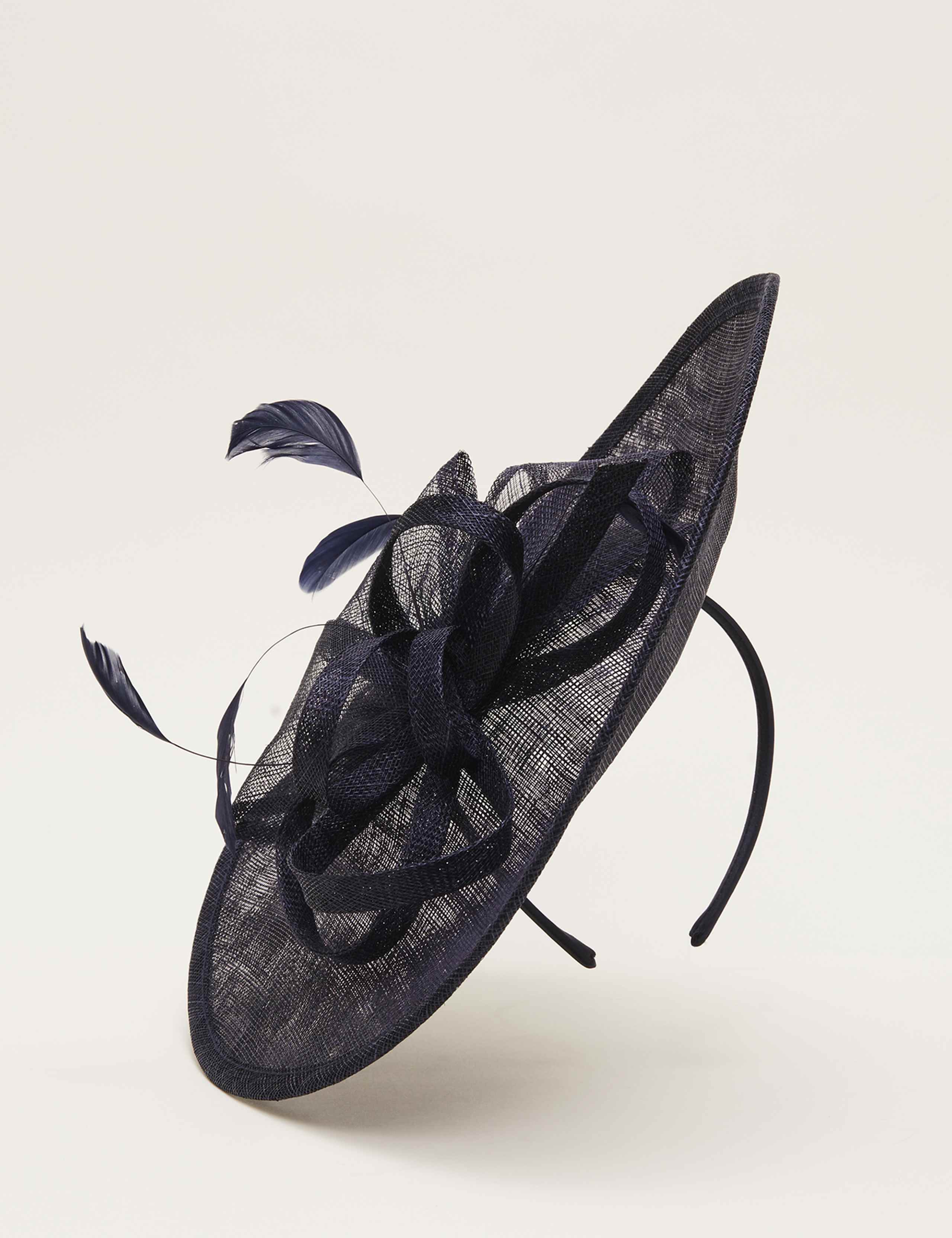 Bow and Feather Fascinator 2 of 5
