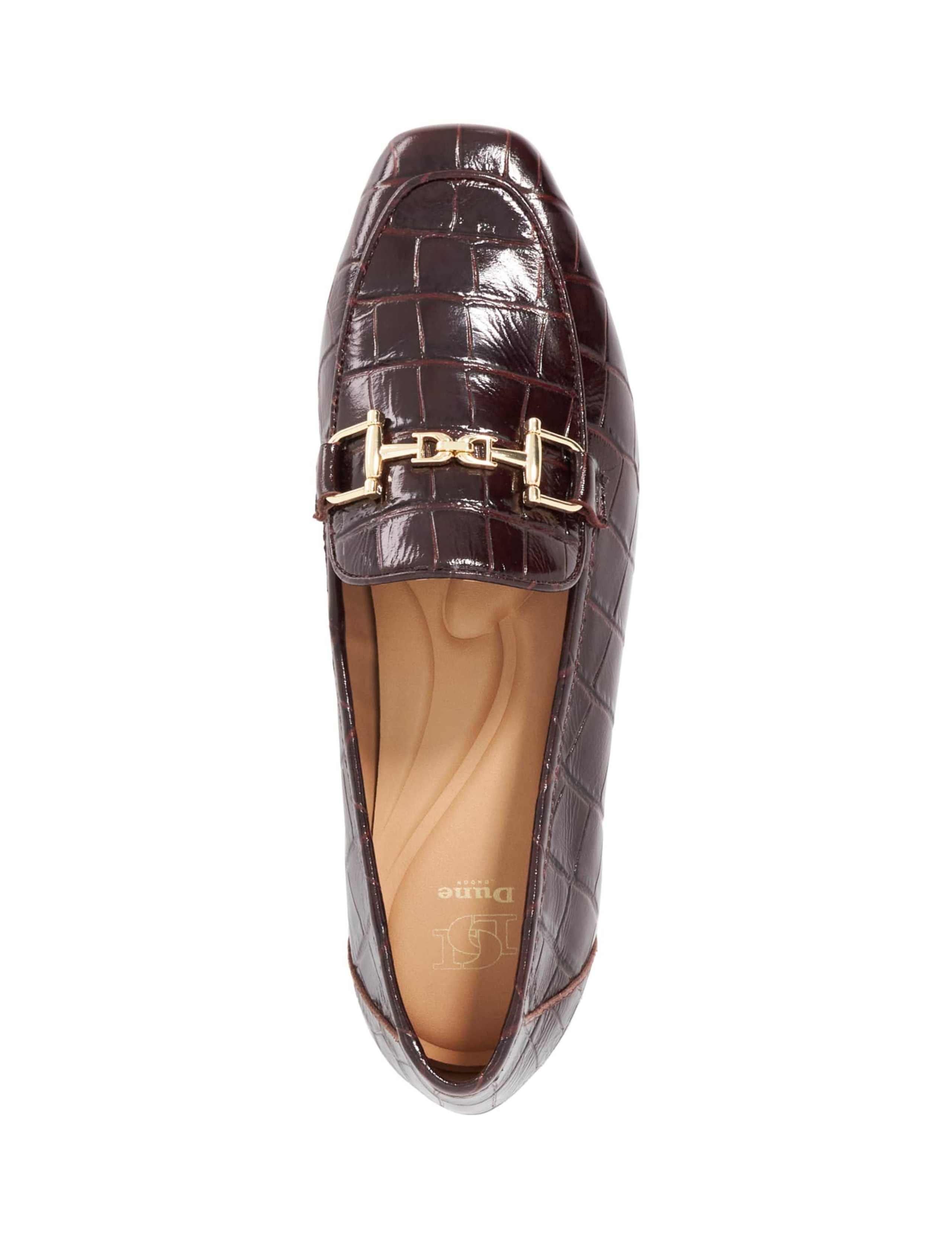 Suede Snaffle Trim Square Toe Loafers 2 of 5