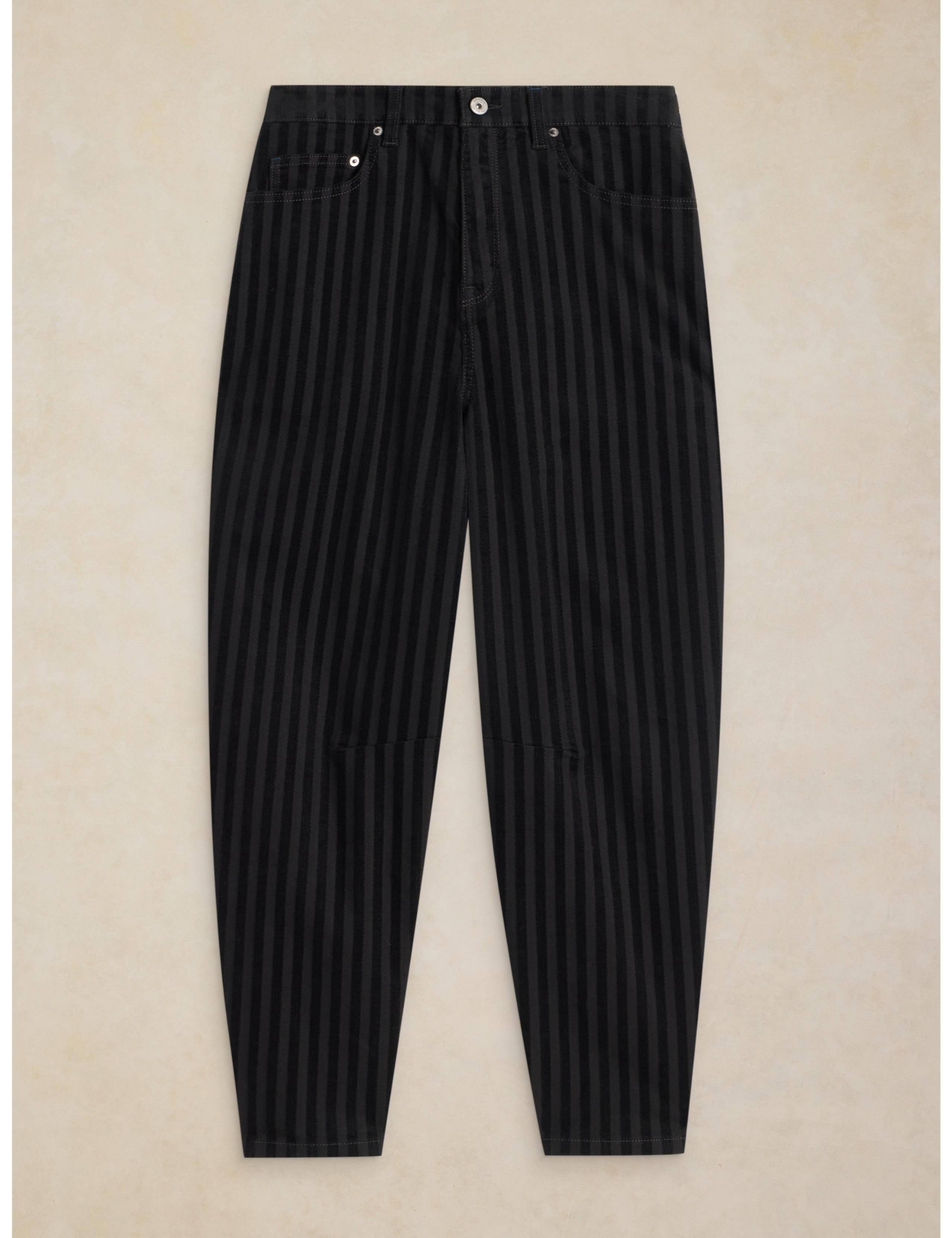 Aubrey Cotton Rich Cord Barrel Leg Ankle Grazer Trousers 2 of 6