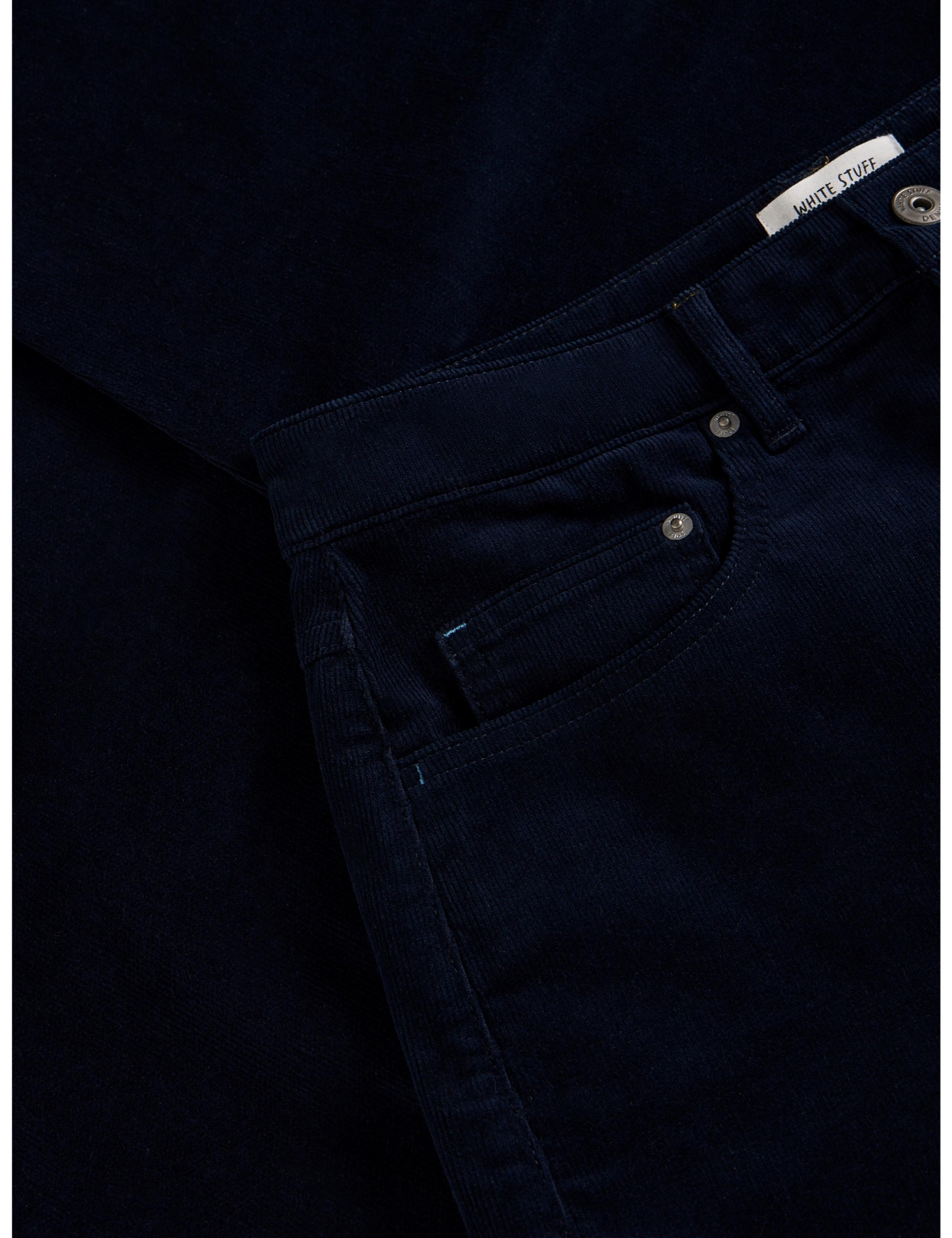 Cotton Rich Cord Barrel Leg Ankle Grazer Trousers 6 of 6