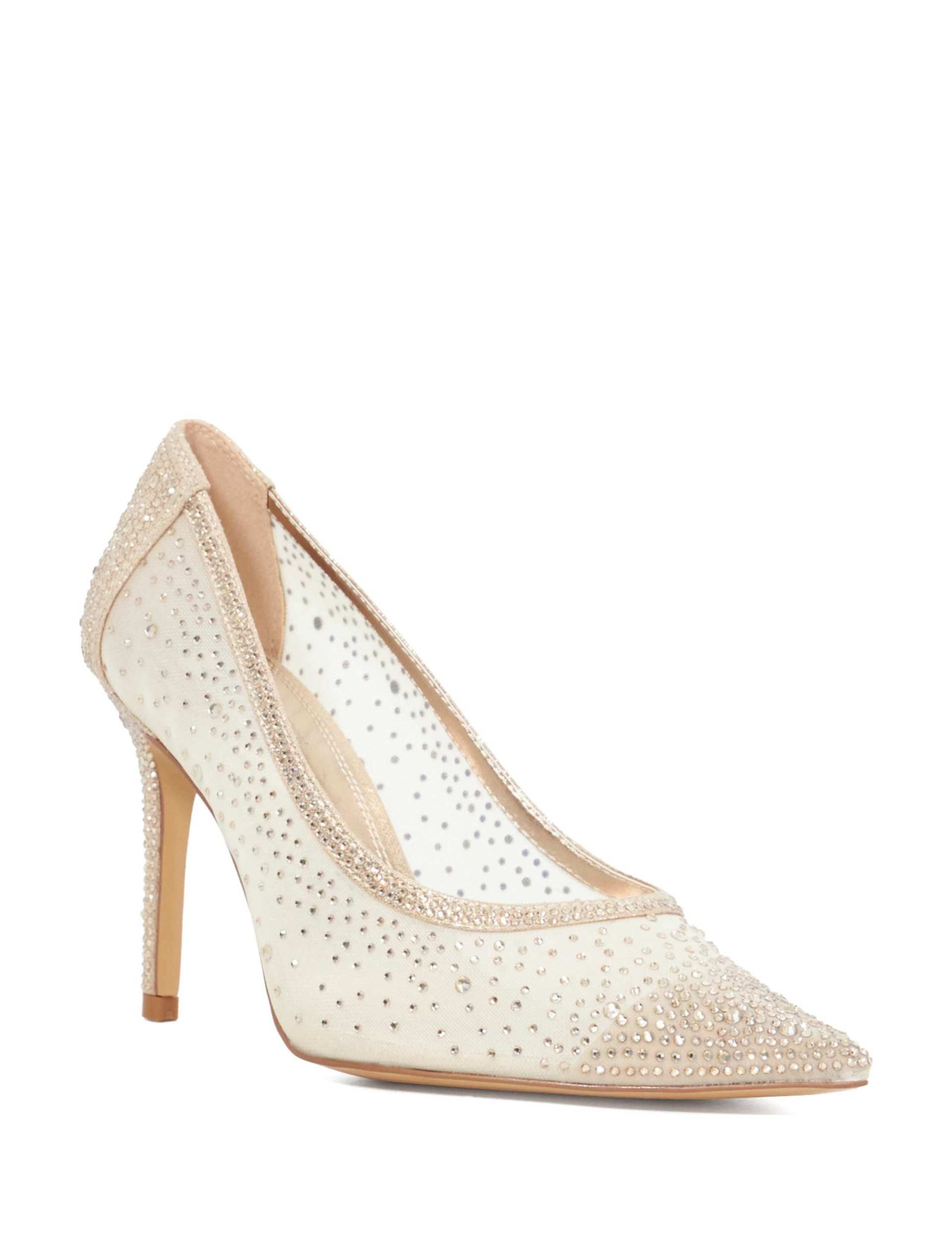 Sparkle Stiletto Heel Pointed Court Shoes 2 of 6