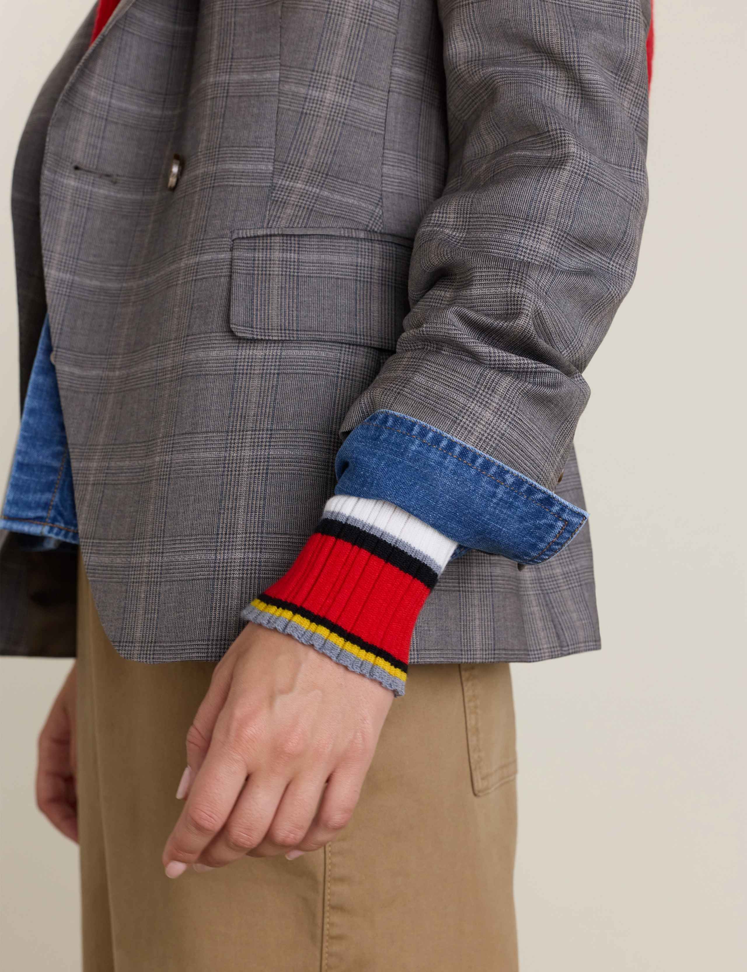 Pure Merino Wool Argyle V-Neck Cardigan 6 of 6