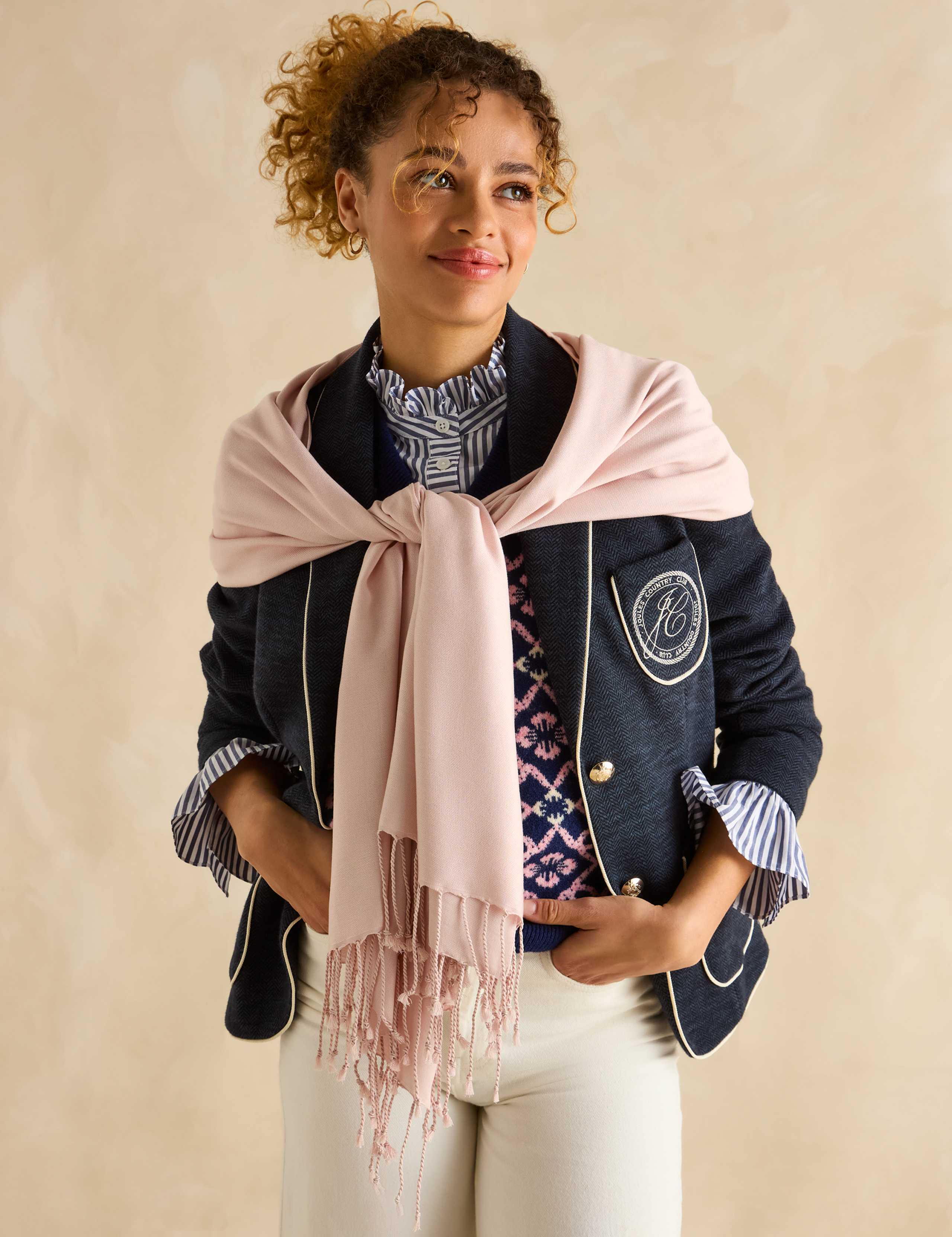 Pure Modal Tassel Scarf 3 of 5