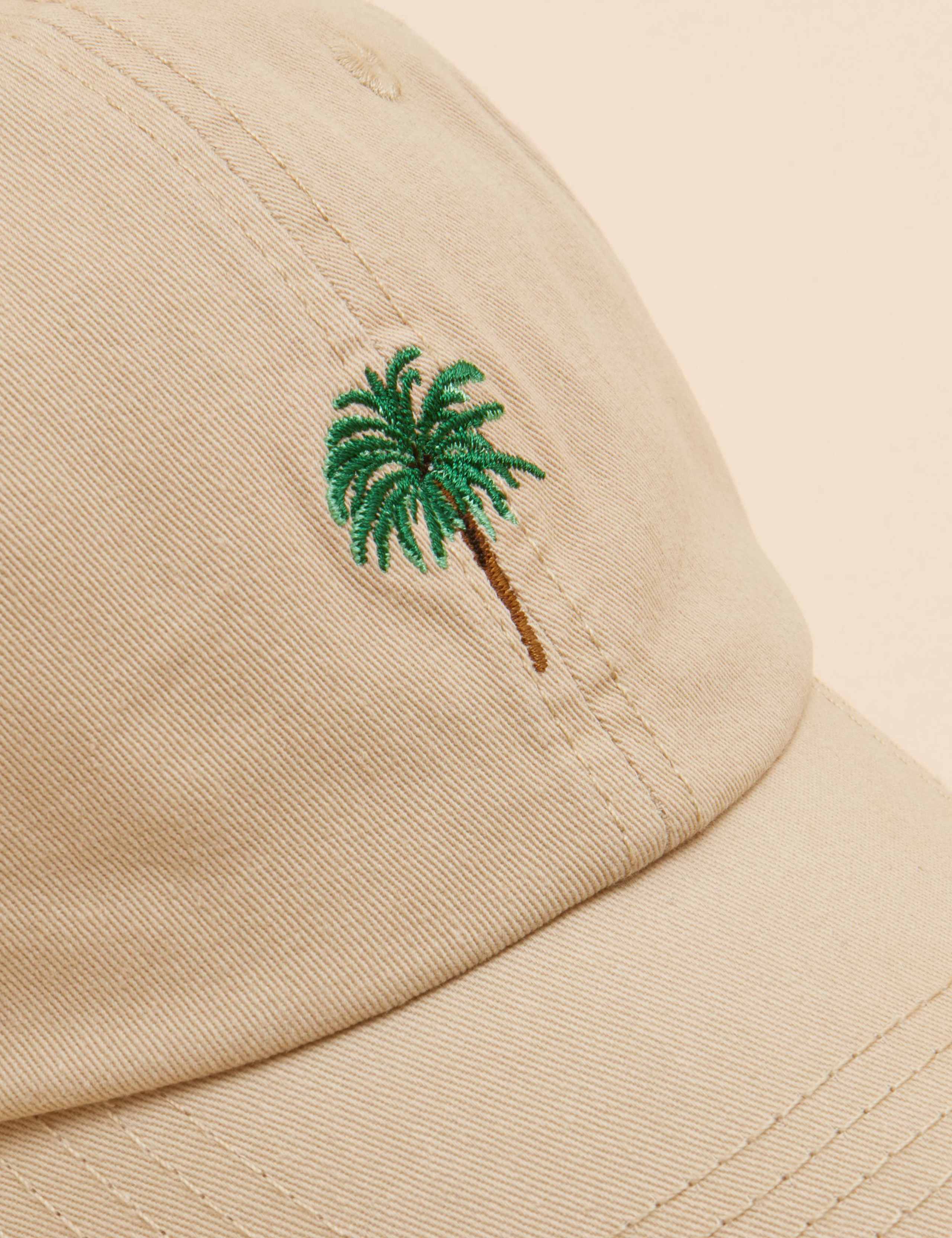 Pure Cotton Textured Baseball Cap 3 of 6