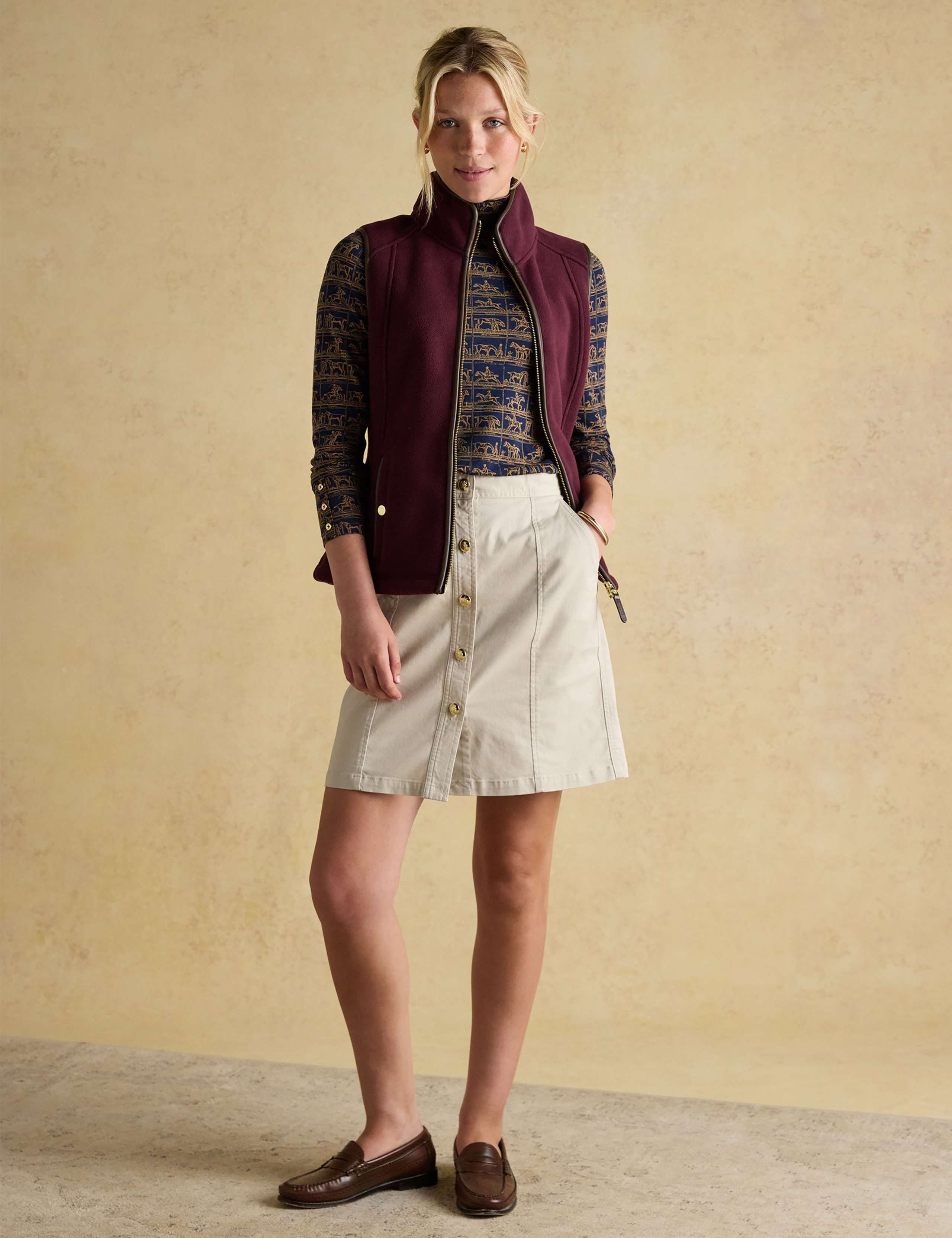 Fleece Funnel Neck Gilet 3 of 7