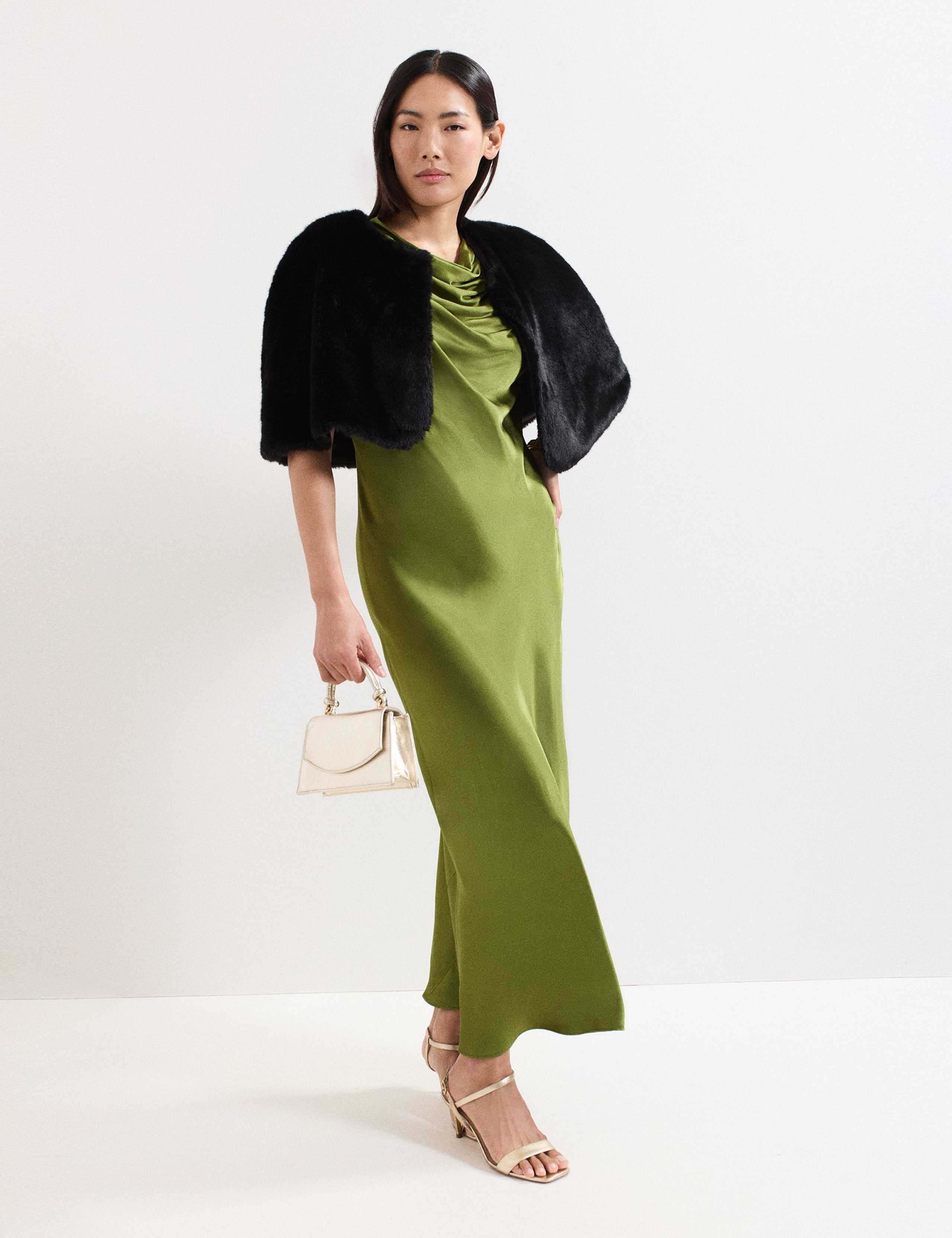 Cowl Neck Maxi Column Dress 3 of 8