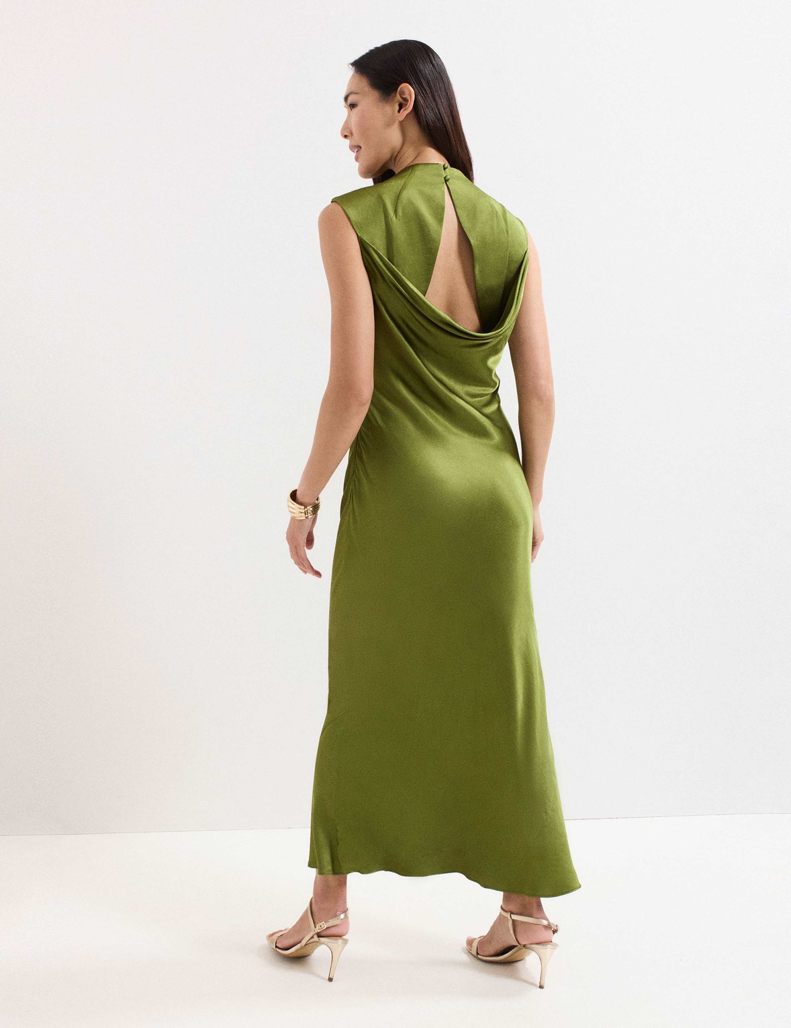 Cowl Neck Maxi Column Dress 4 of 8