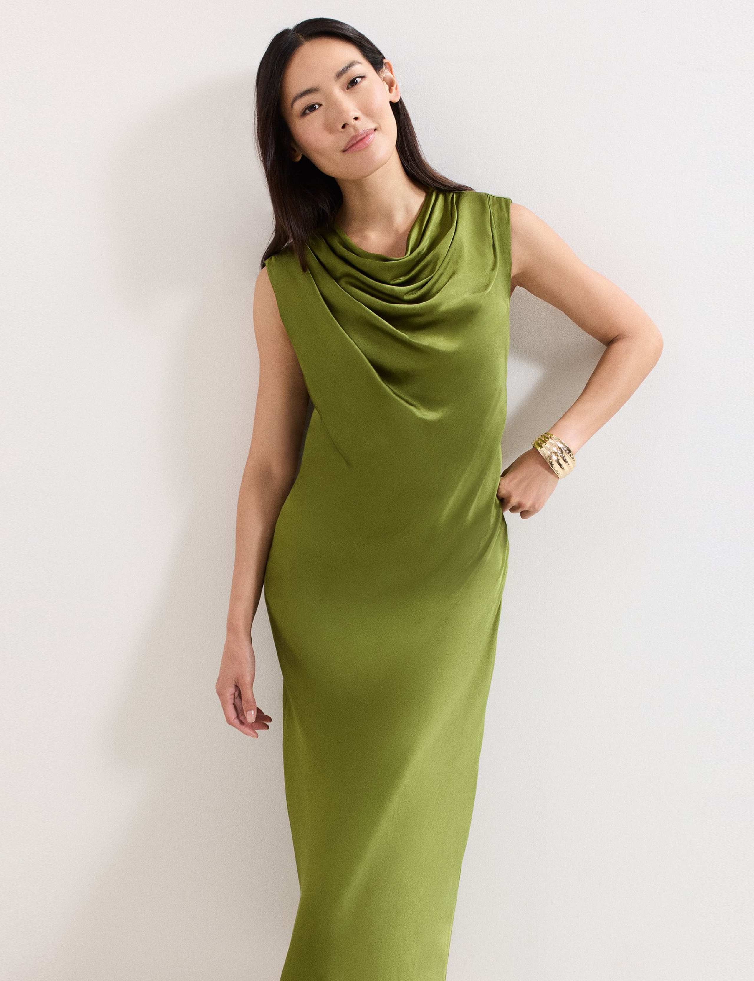 Cowl Neck Maxi Column Dress 5 of 8
