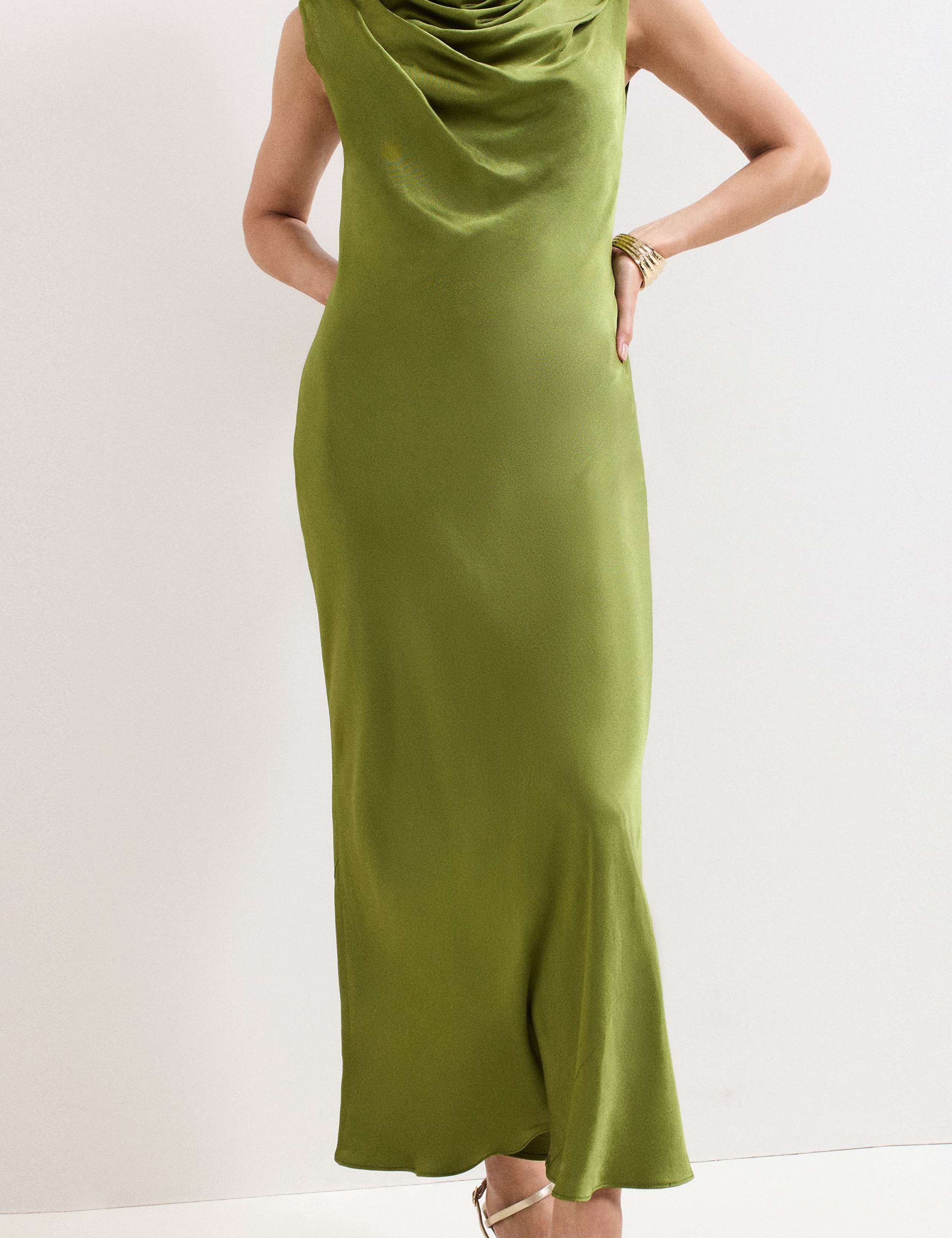 Cowl Neck Maxi Column Dress 8 of 8