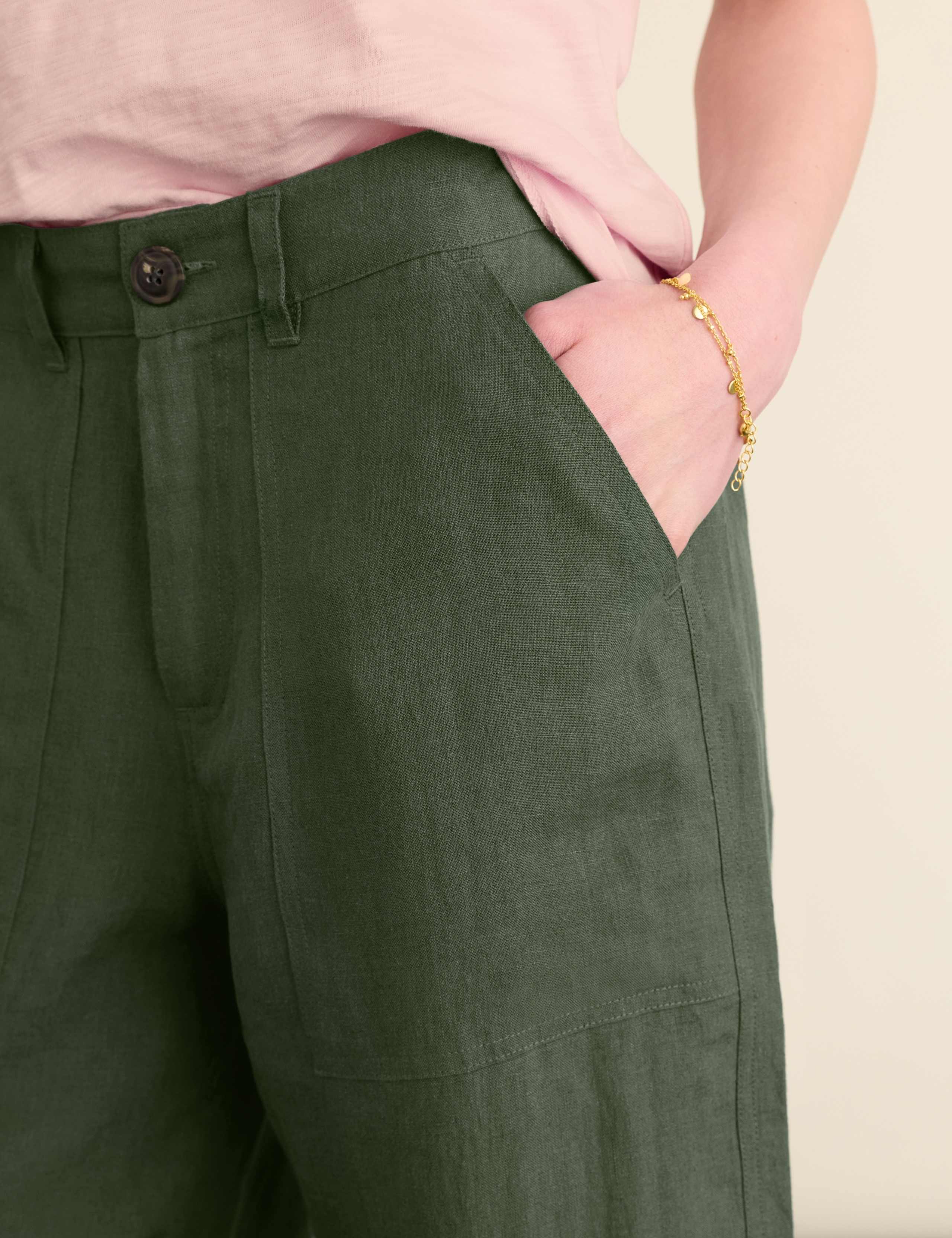 Pure Linen Barrel Leg 5 of 6