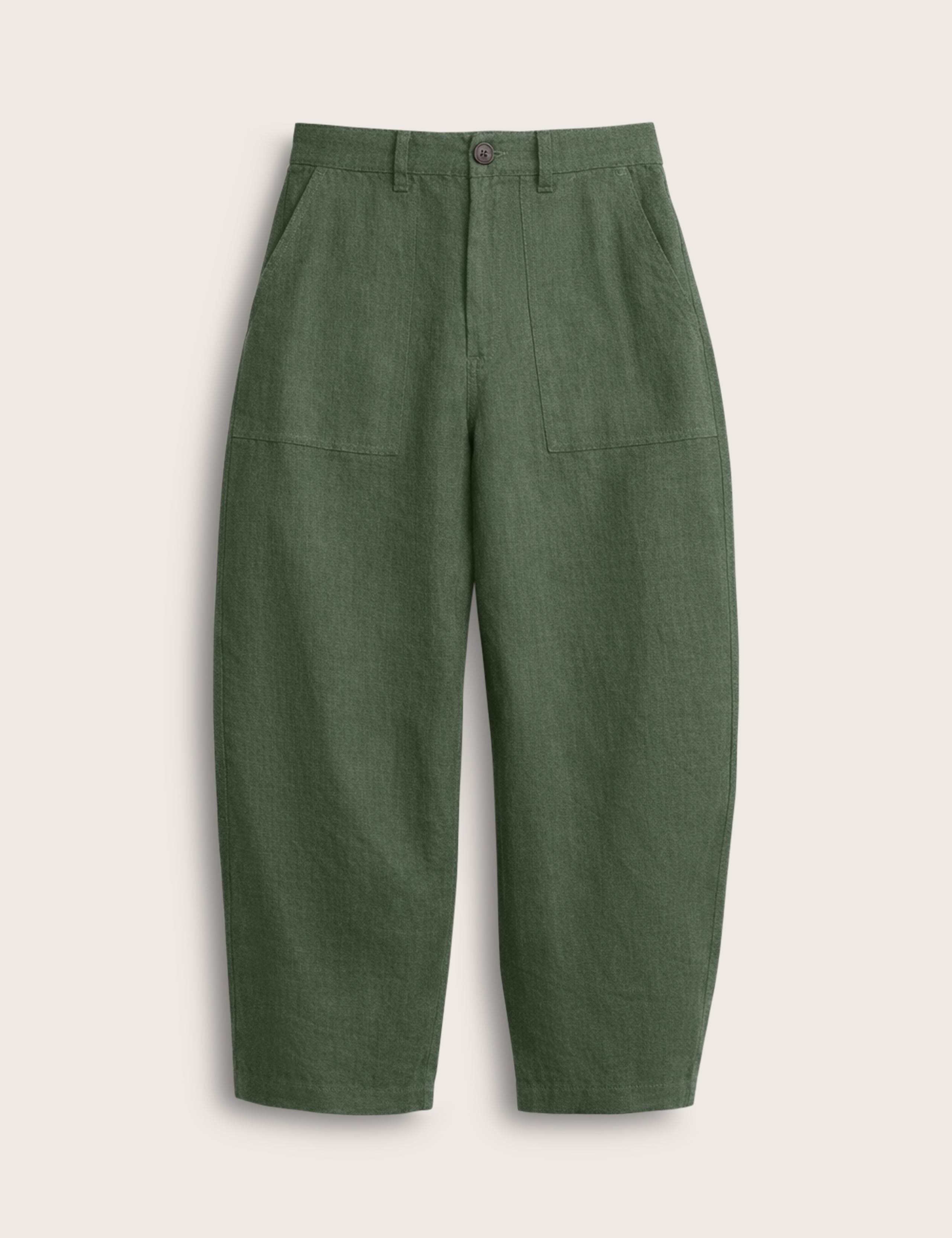 Pure Linen Barrel Leg 2 of 6
